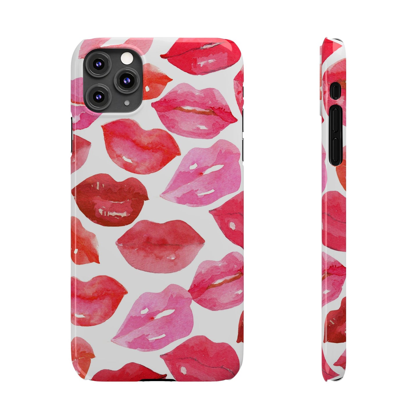 Romantic Kiss Lip Design Slim Phone Case - Perfect Gift for Valentine's Day