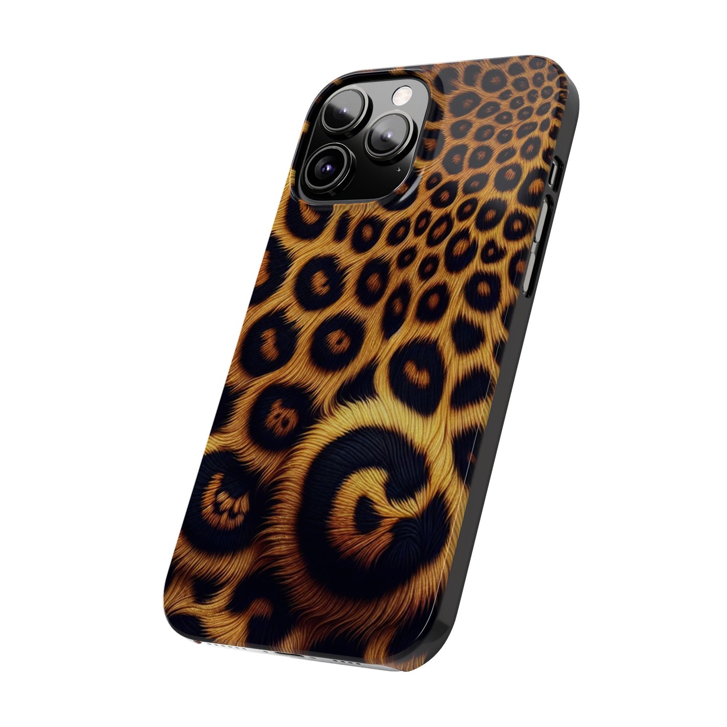 "New" Leopard Print Slim Phone Case - Trendy Animal Design