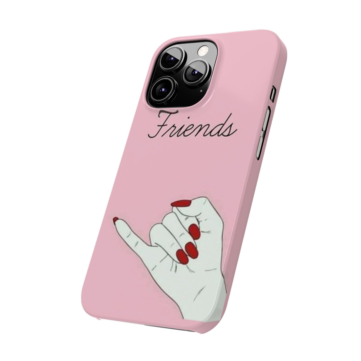 Stylish Slim Phone Case - 'Friends' Design - Perfect Gift for Besties