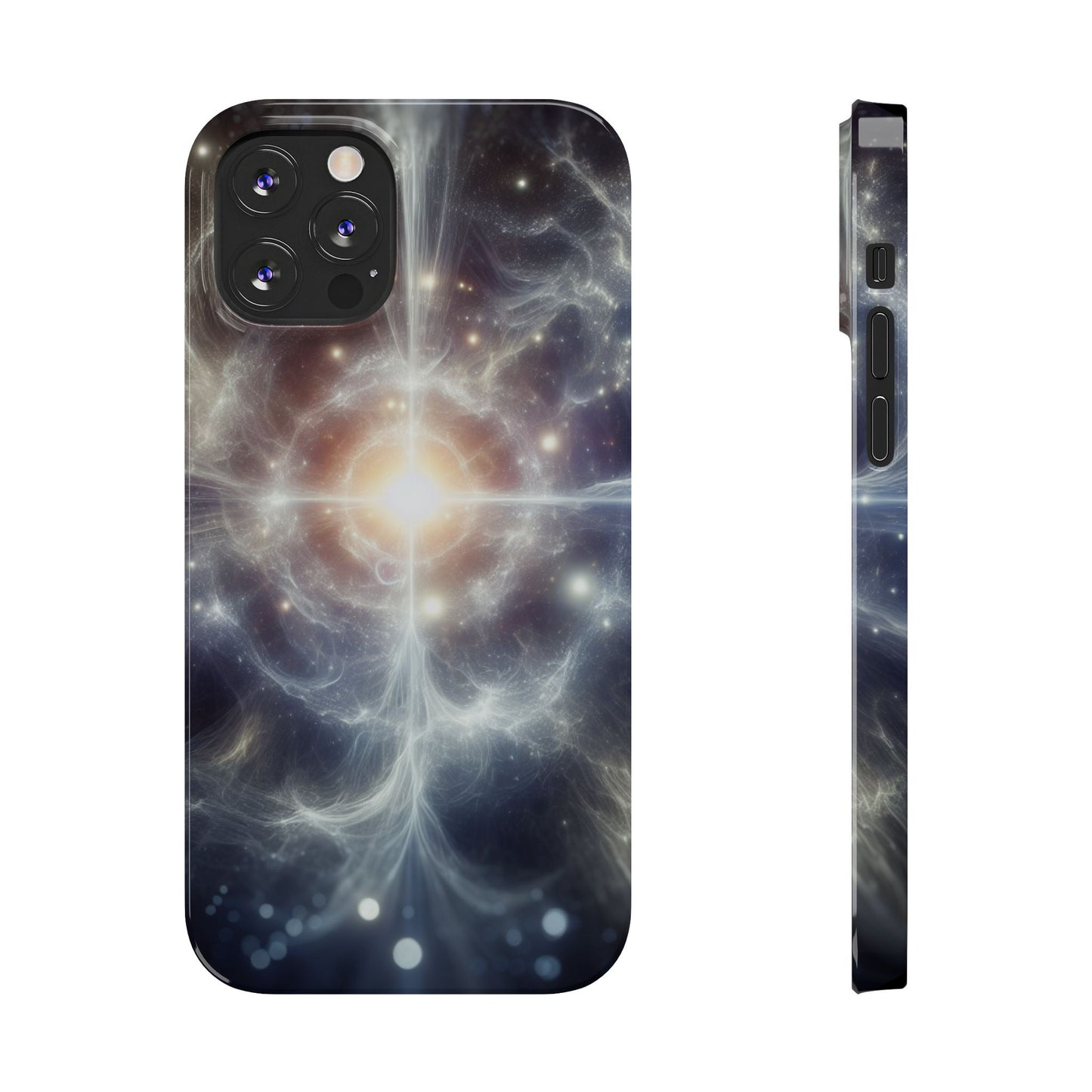 Cosmic Energy Slim Phone Case – Galaxy Design for Astronomy Lovers