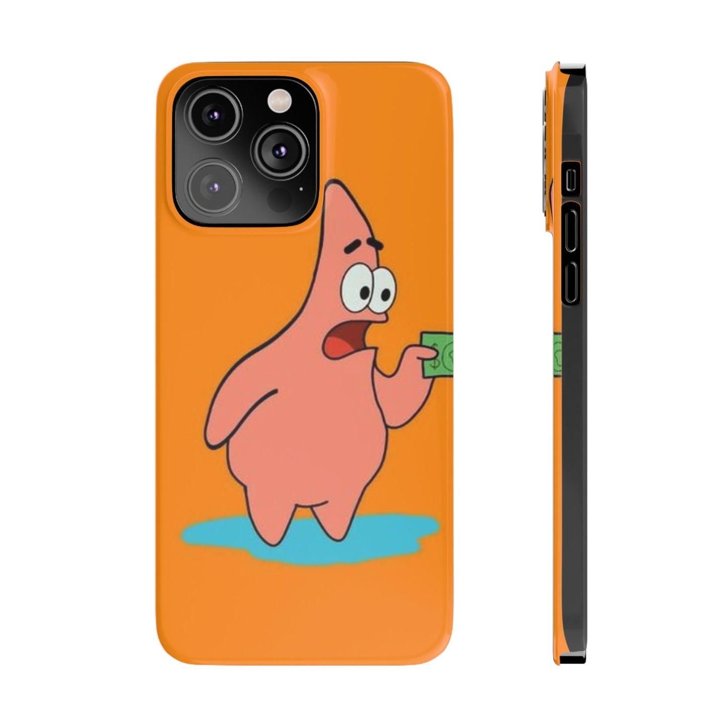 Funny Slim Phone Case with Patrick Star Design - Cute Cartoon Accessory for Phone Lovers