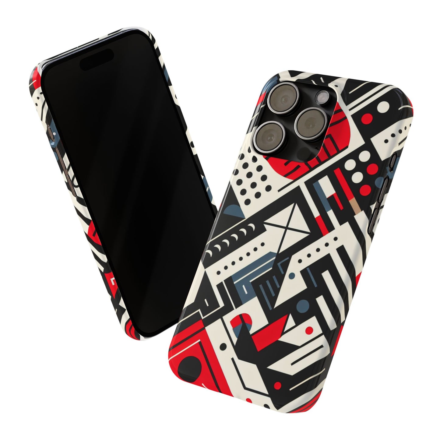 Geometric Abstract Slim Phone Case - Modern Design for Trendsetters