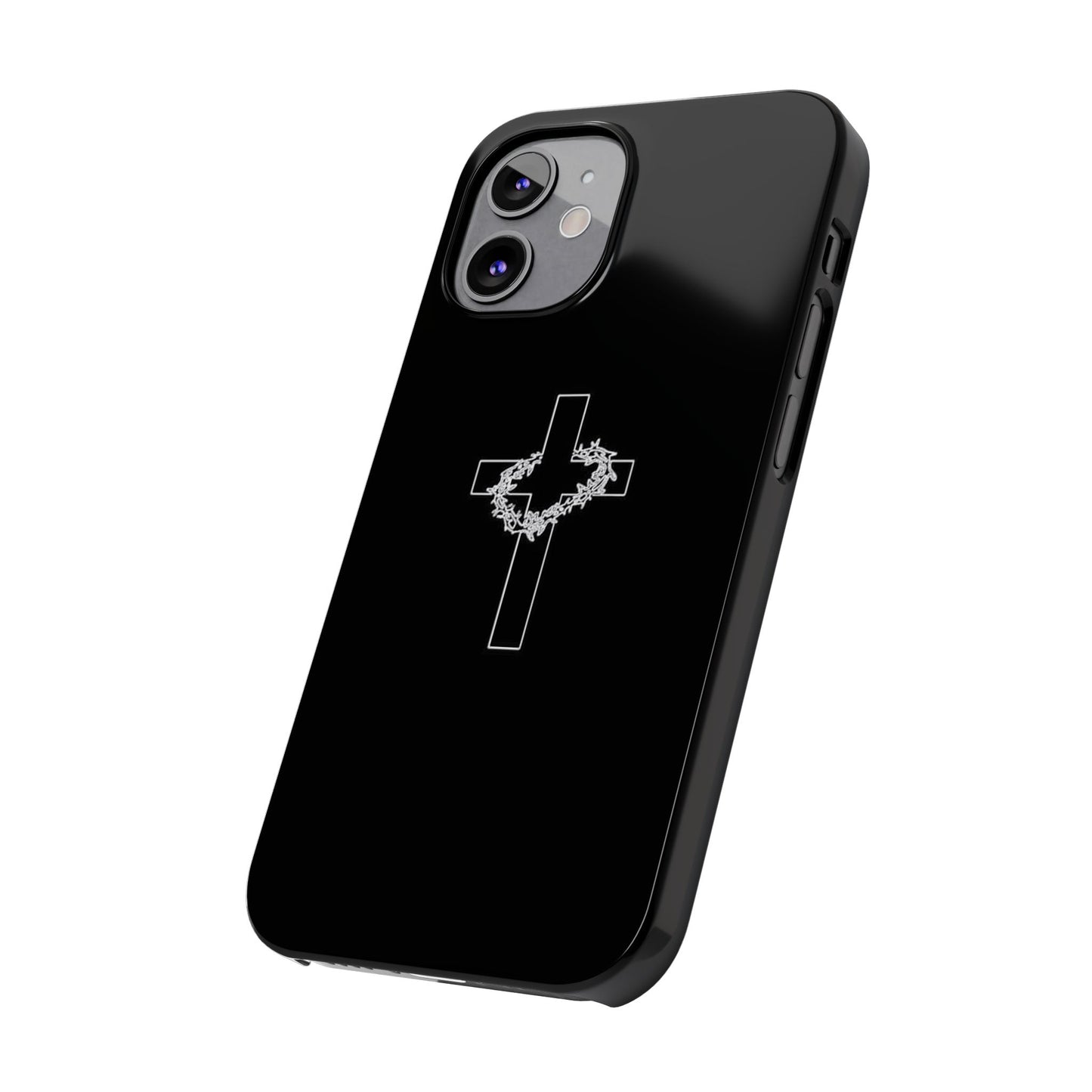 Faith-Inspired Slim Phone Case with Cross Design