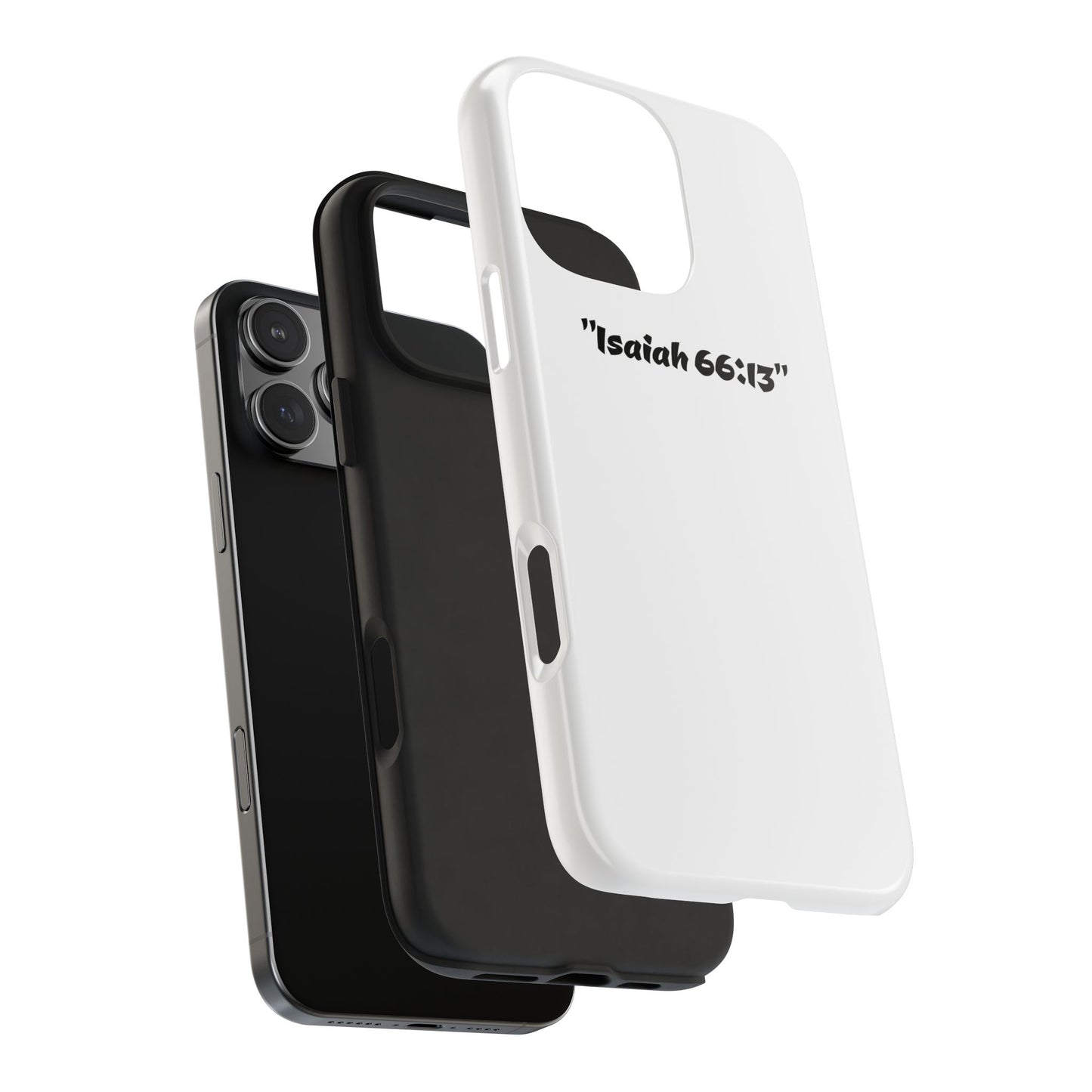 Bible verse "Isaiah 66:13" (V2) - Tough iPhone Case