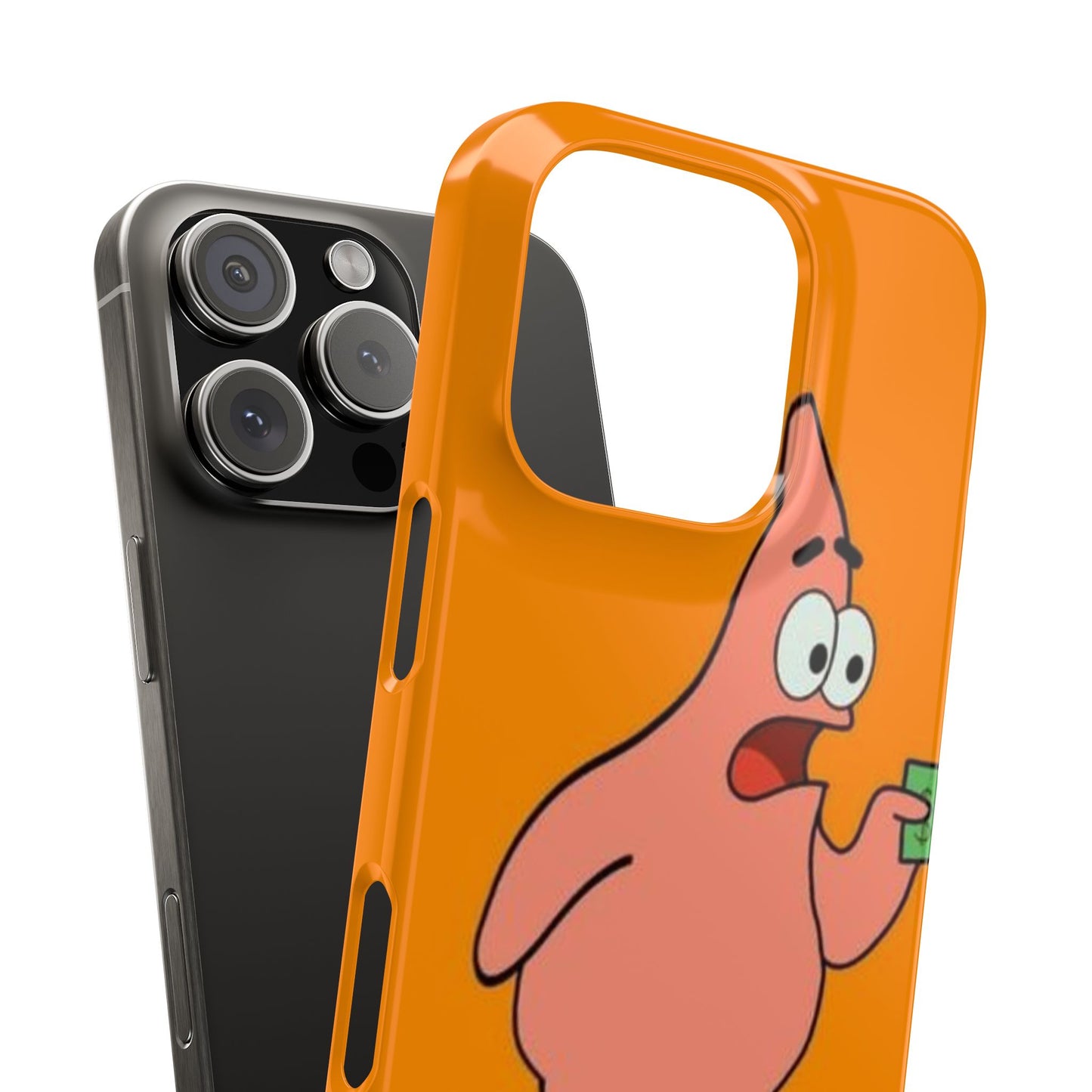 Funny Slim Phone Case with Patrick Star Design - Cute Cartoon Accessory for Phone Lovers