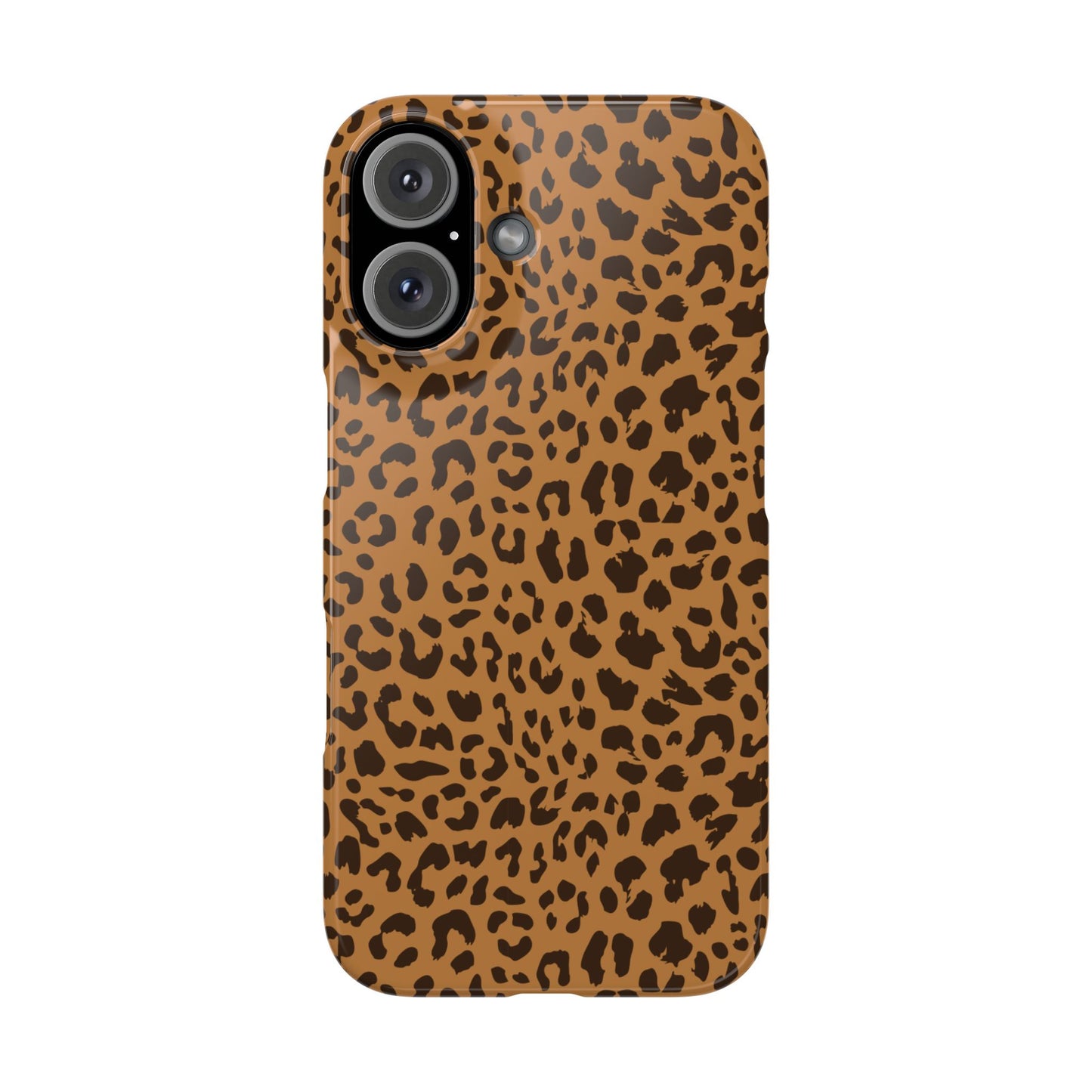 Sleek Leopard Print Slim Phone Case - Stylish & Durable Protection