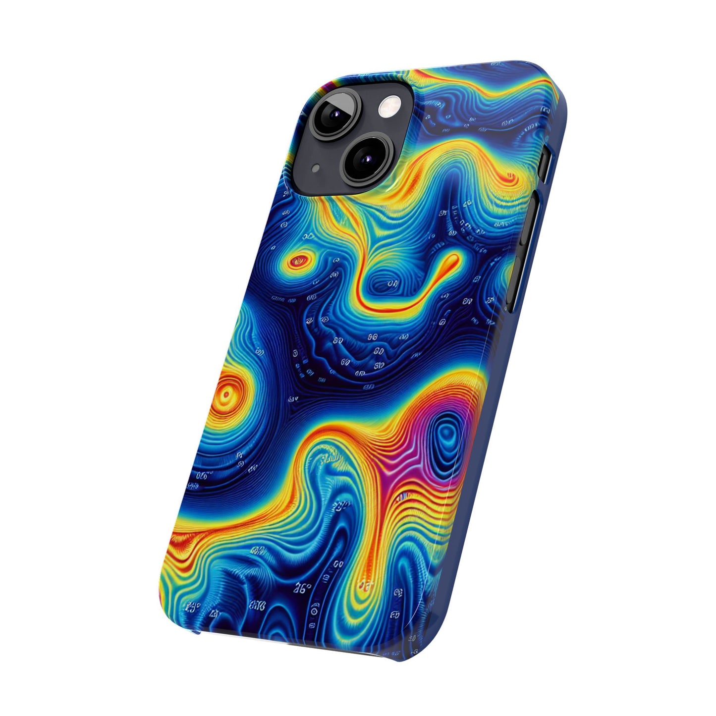 Thermal islands Phone Case - Colorful Geometric Design for Art Lovers