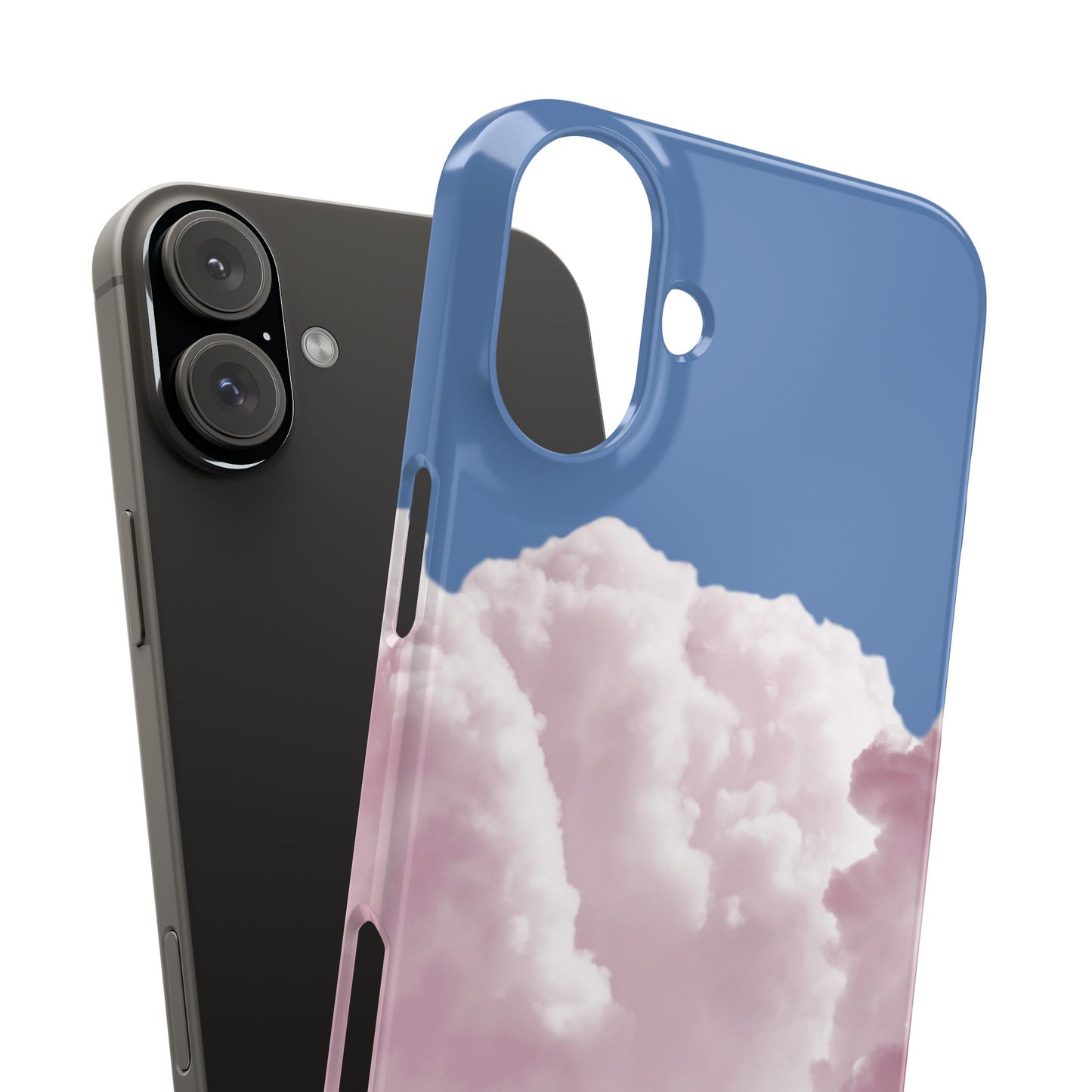 Pastel Cloud Slim Phone Case - Aesthetic Phone Accessory for Dreamers