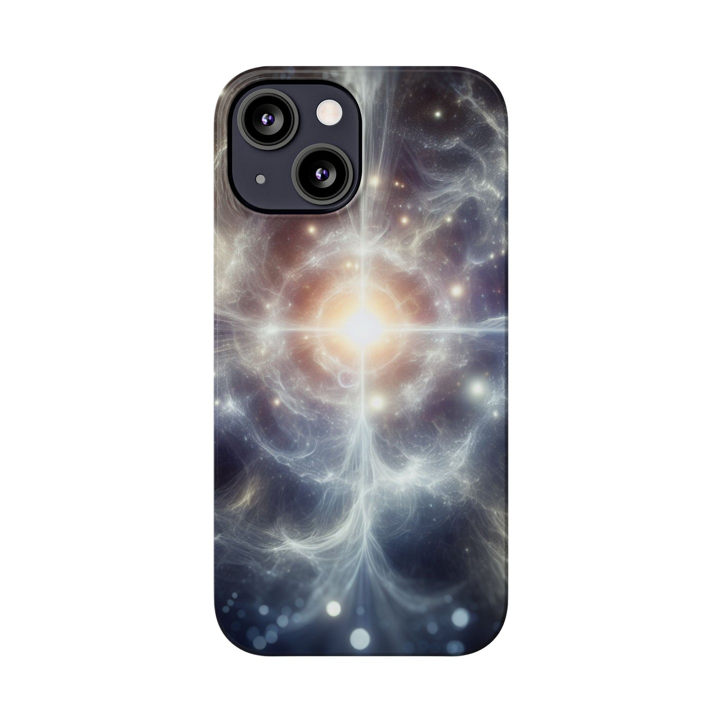 Cosmic Energy Slim Phone Case – Galaxy Design for Astronomy Lovers