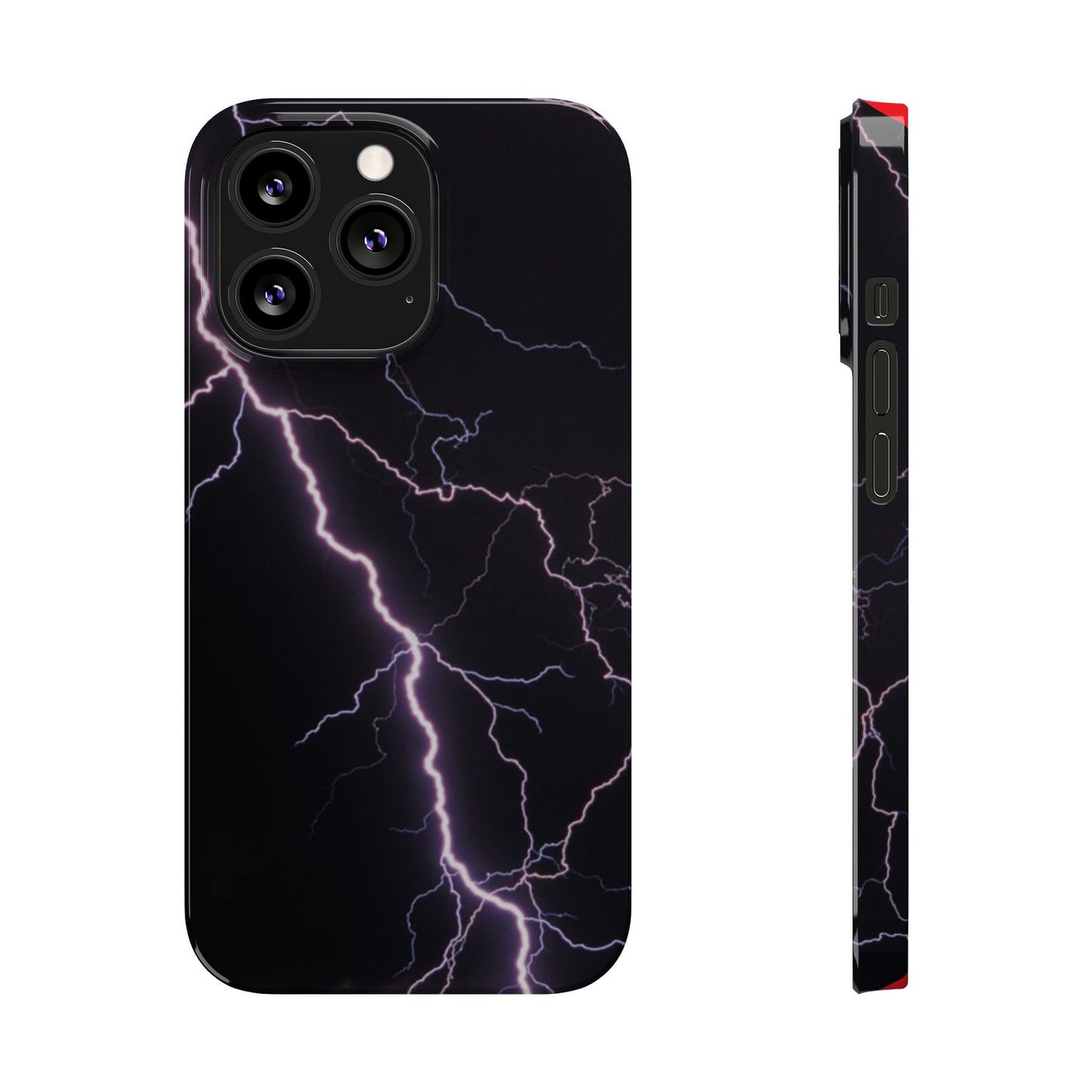 Lightning Bolt Slim Phone Case - Edgy, Stylish Protection for Your Device