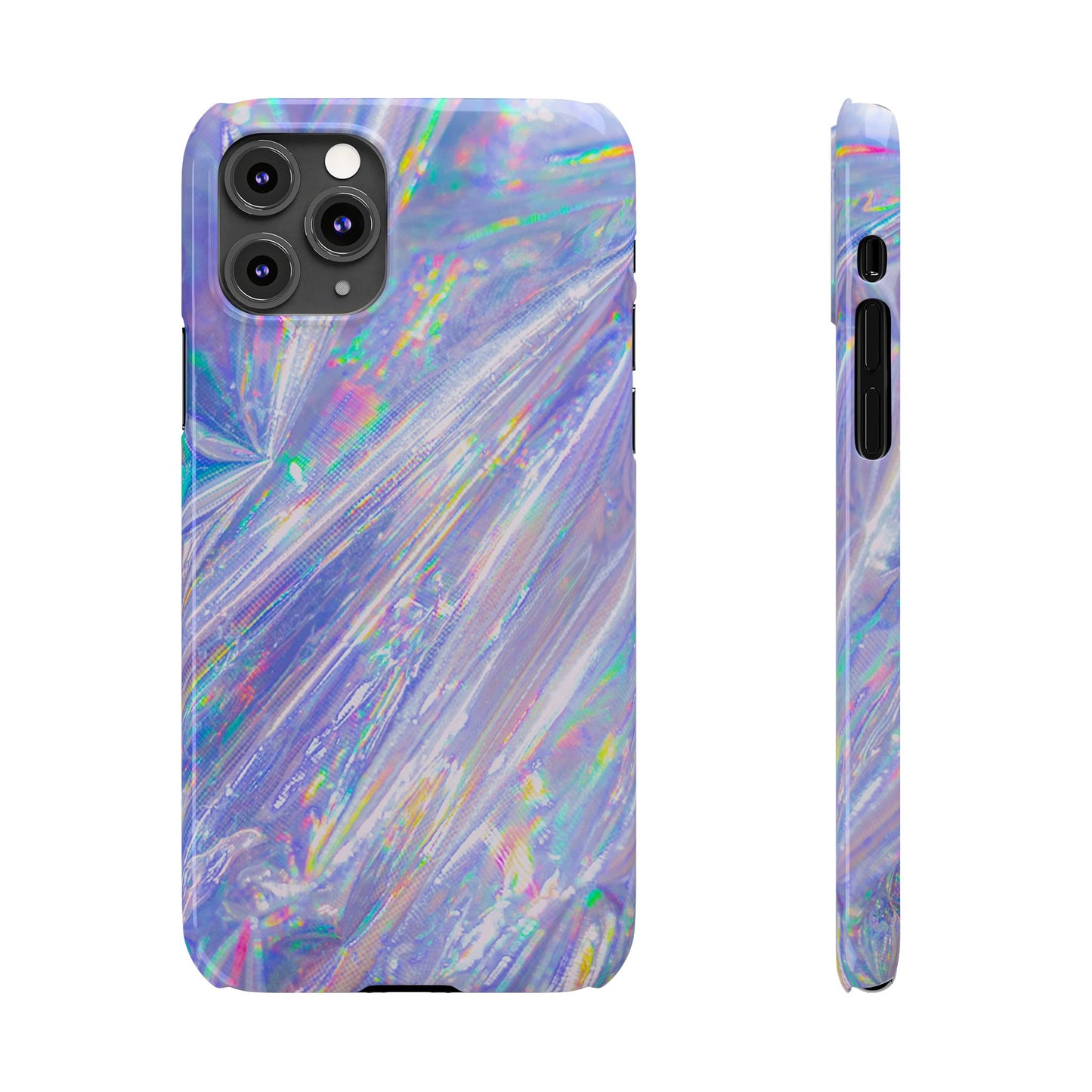 Iridescent Slim Phone Case - Holographic Design for Trendy Protection