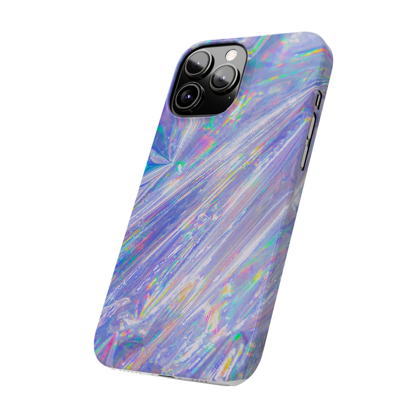 Iridescent Slim Phone Case - Holographic Design for Trendy Protection