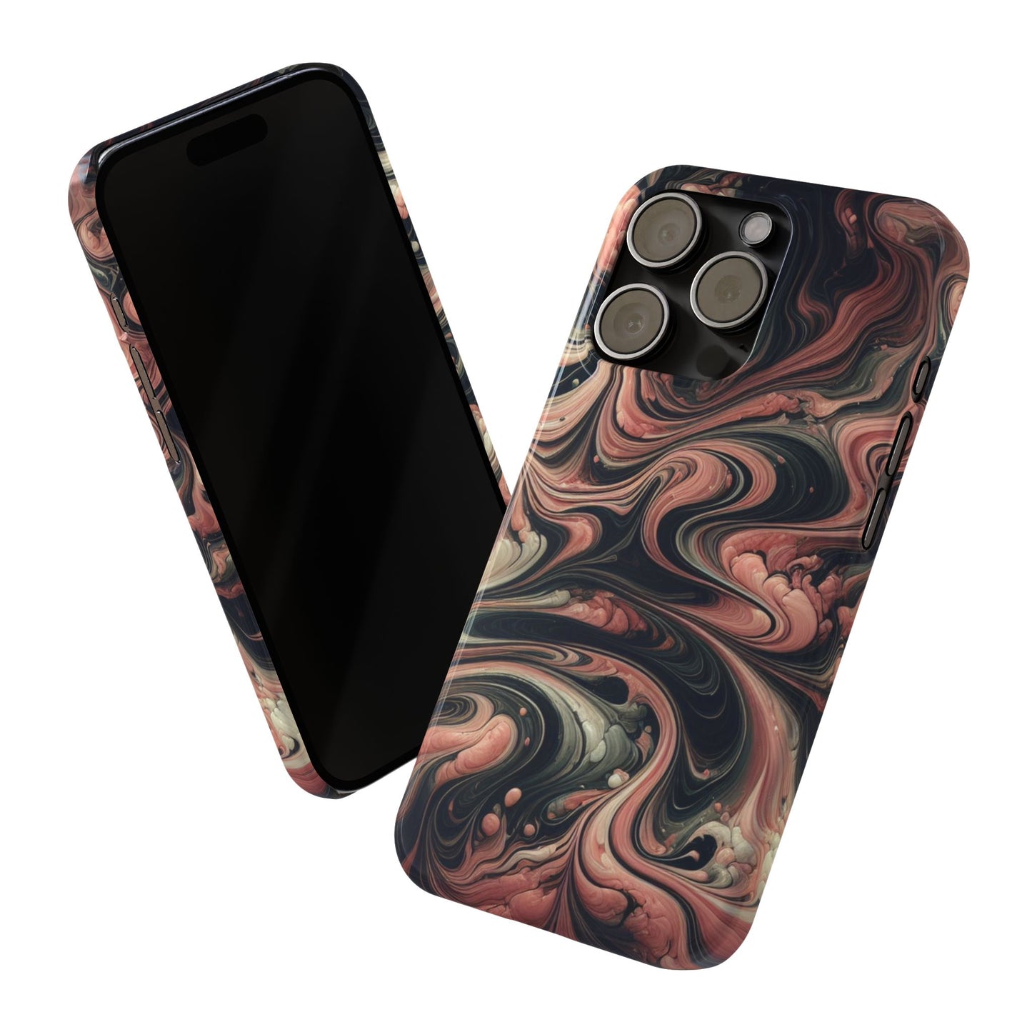 "Trending" Pink Marble design - iPhone case