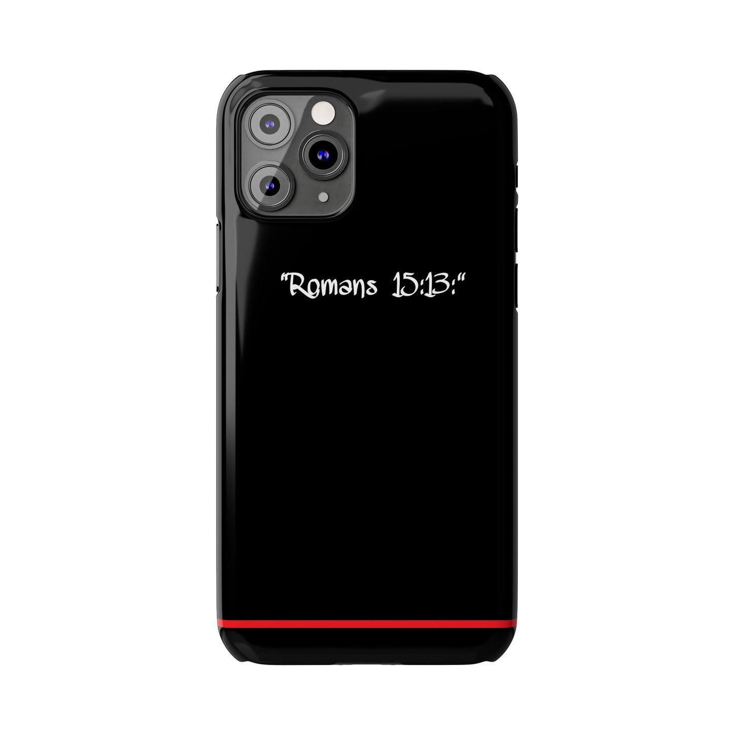 Bible verse "Romans 15:13" - iPhone Case