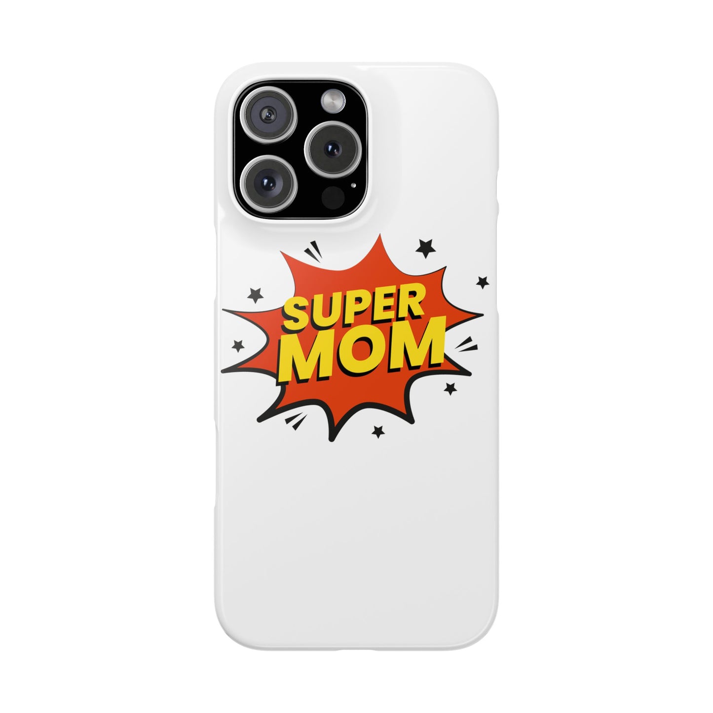 Super Mom Slim Phone Case - Perfect Gift for Mother's Day and Everyday Use