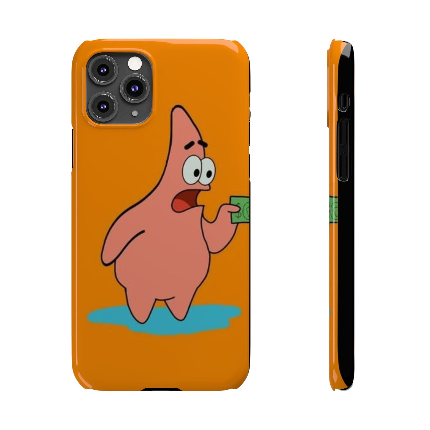 Funny Slim Phone Case with Patrick Star Design - Cute Cartoon Accessory for Phone Lovers