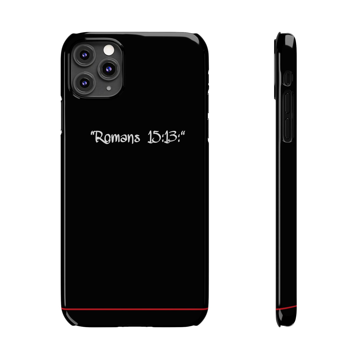 Bible verse "Romans 15:13" - iPhone Case