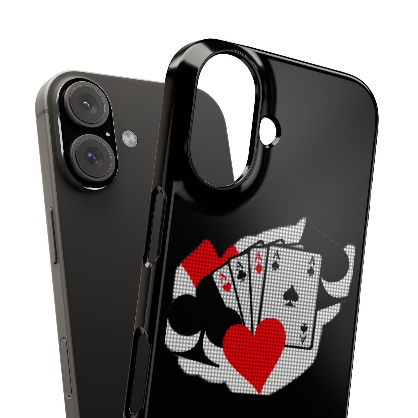 Stylish Slim Phone Case with Poker Design - Perfect for Gamers and Card Enthusiasts