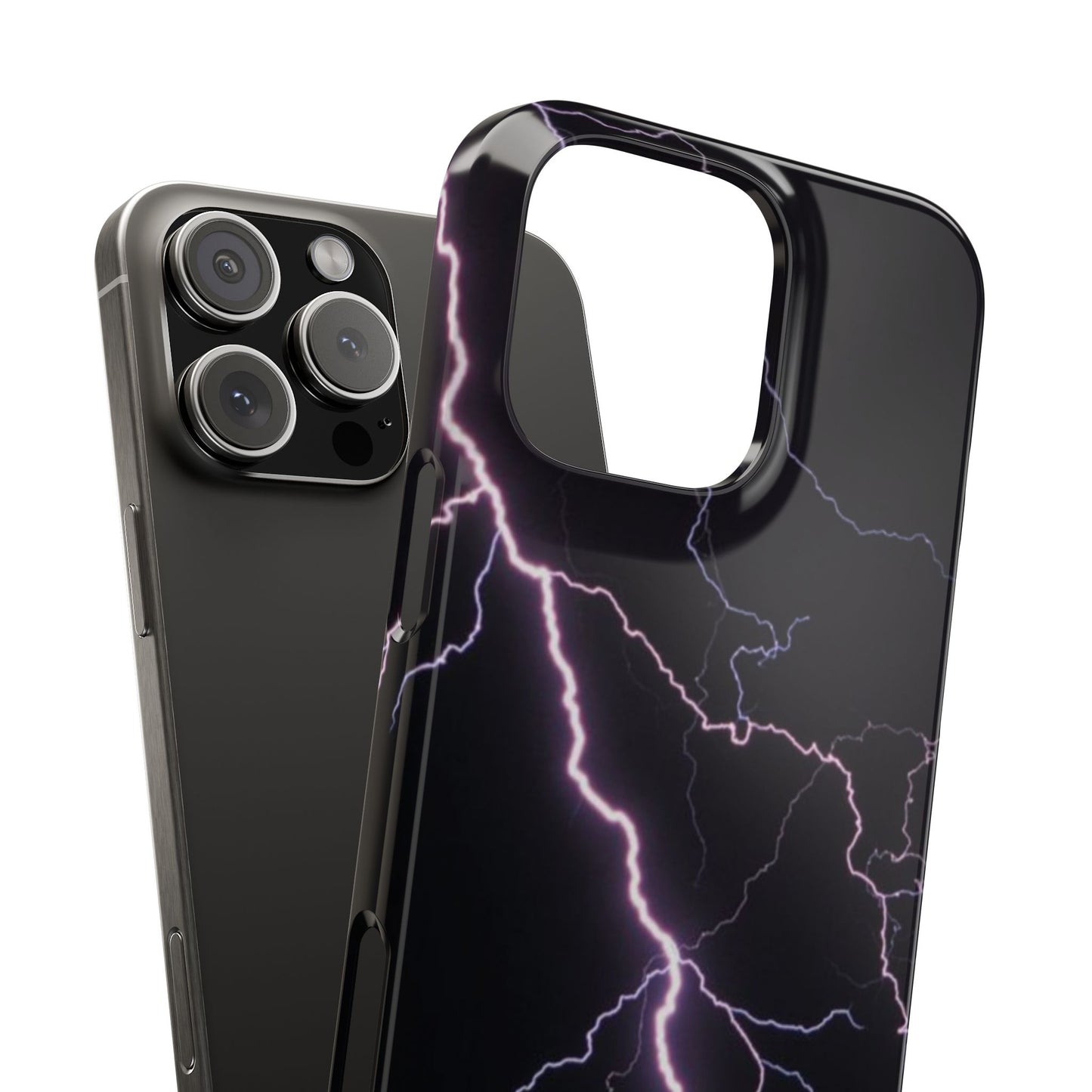 Lightning Bolt Slim Phone Case - Edgy, Stylish Protection for Your Device