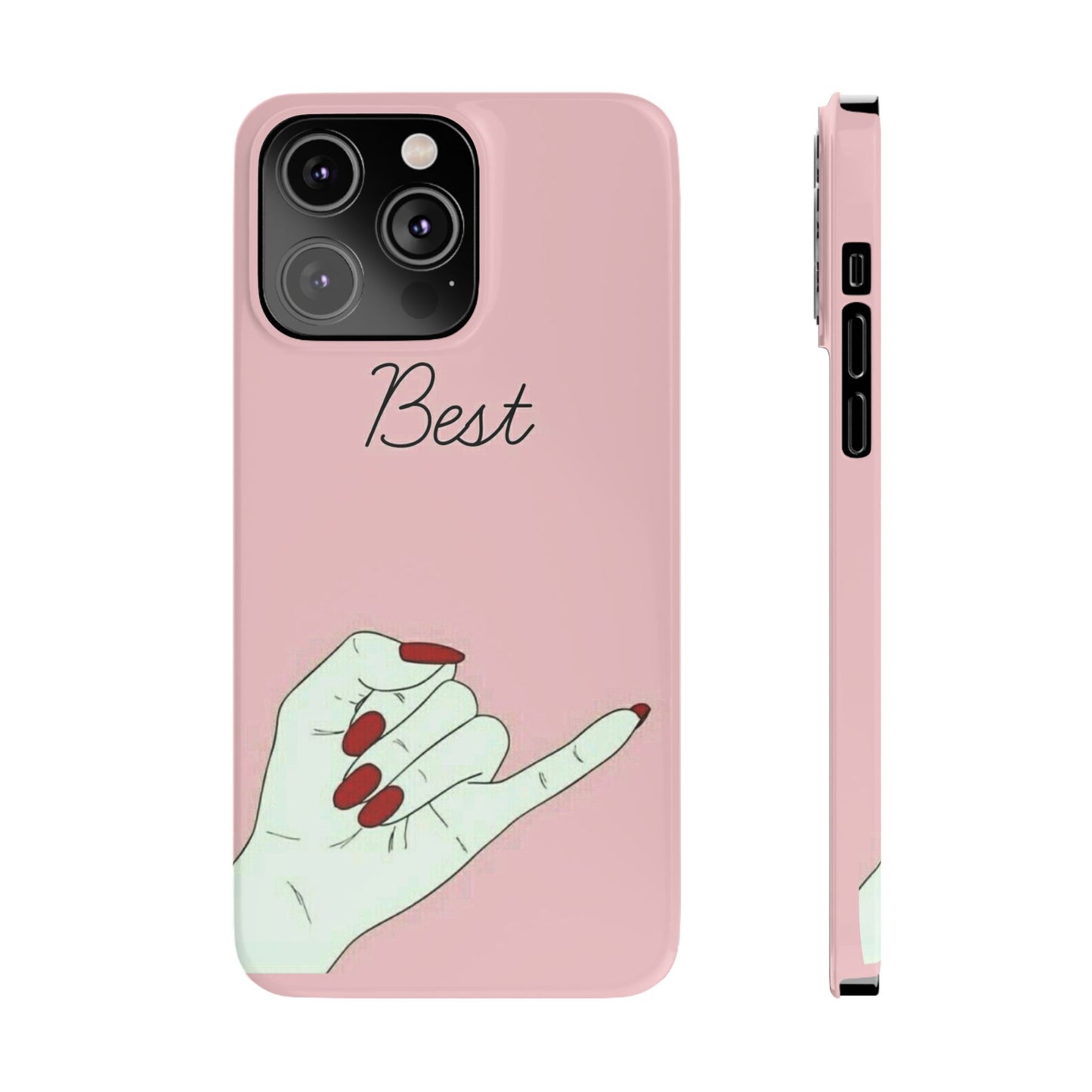 Best Slim Phone Case – Chic Nail Art Design for Trendsetters