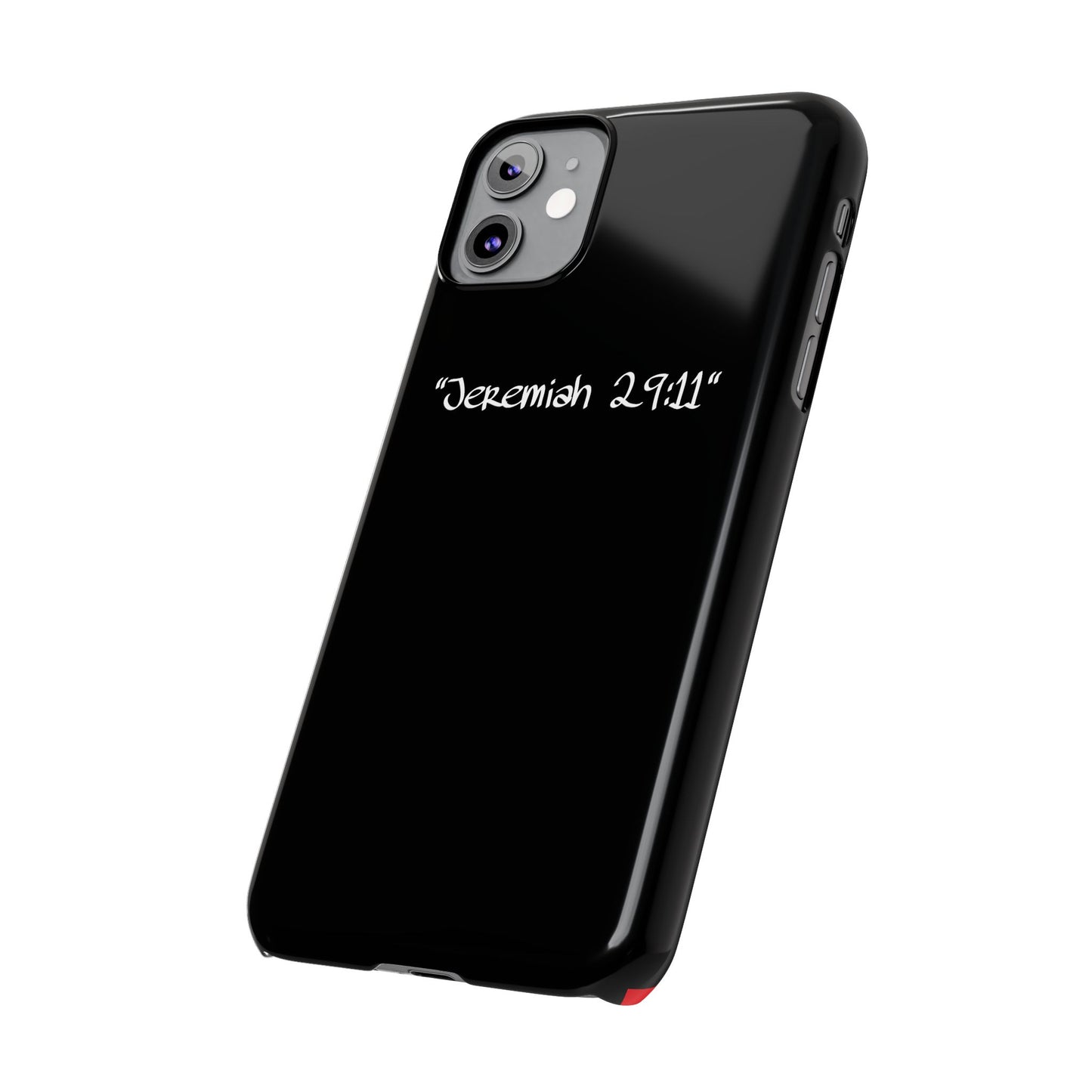 Bible verse "Jeremiah 29:11"- iPhone Case