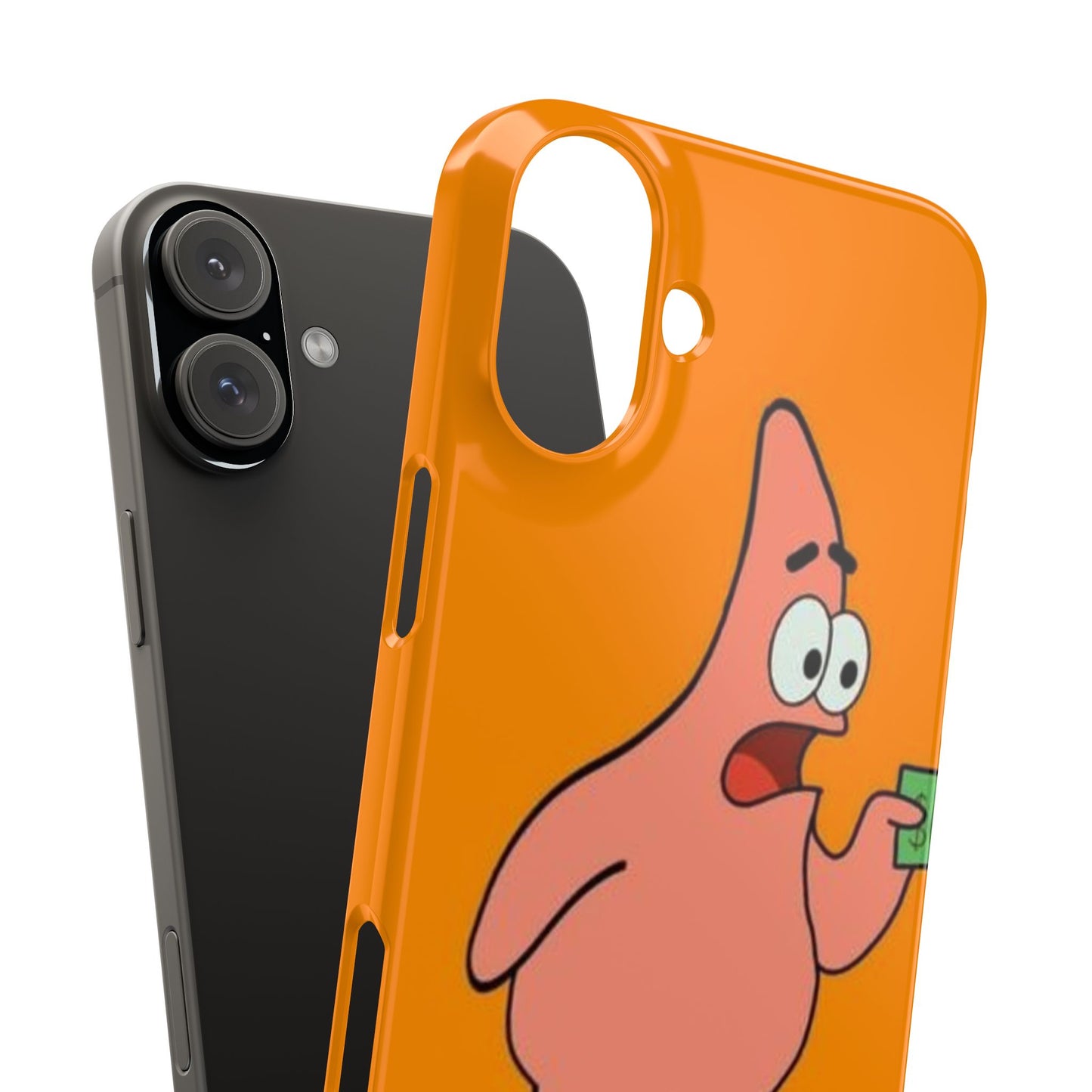 Funny Slim Phone Case with Patrick Star Design - Cute Cartoon Accessory for Phone Lovers