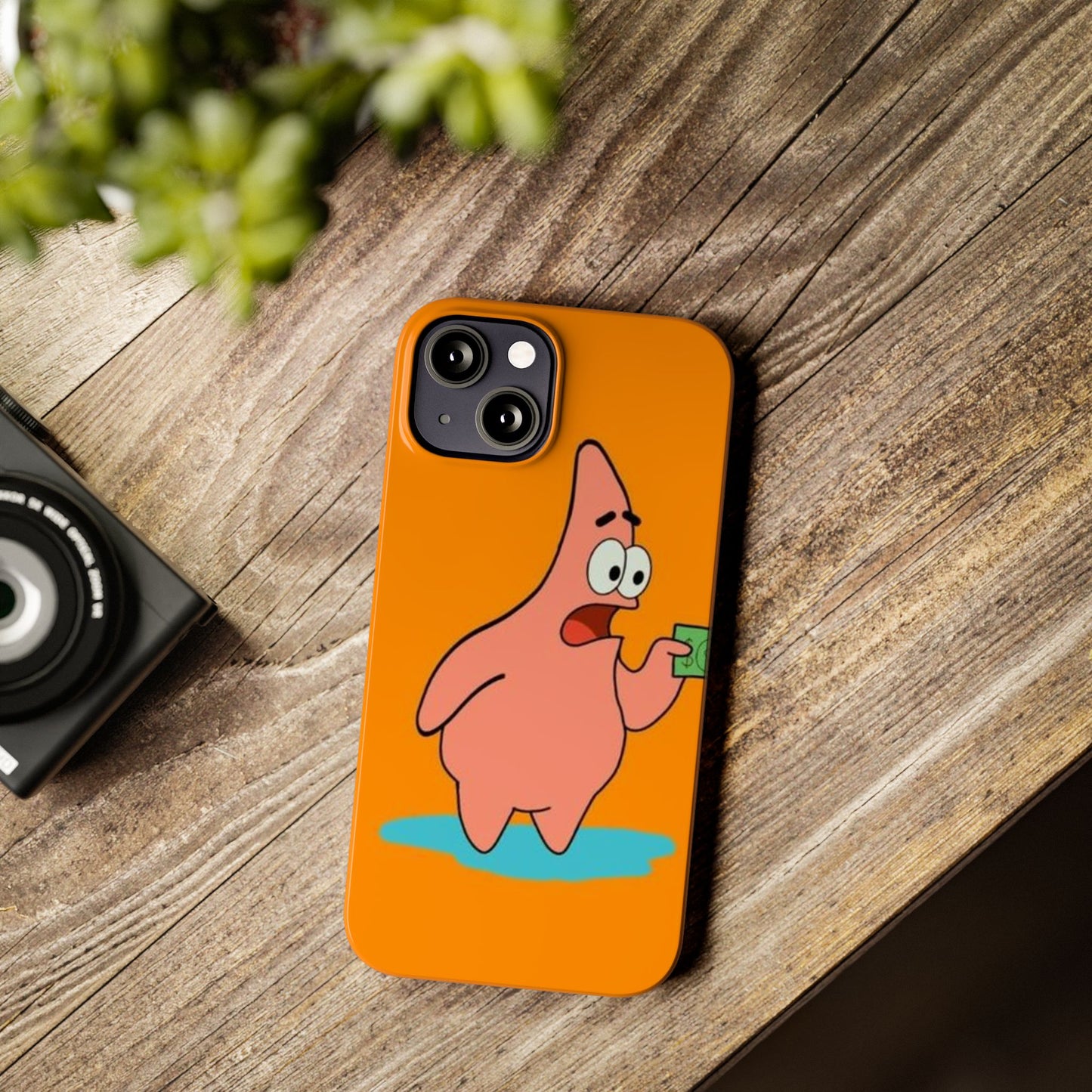 Funny Slim Phone Case with Patrick Star Design - Cute Cartoon Accessory for Phone Lovers