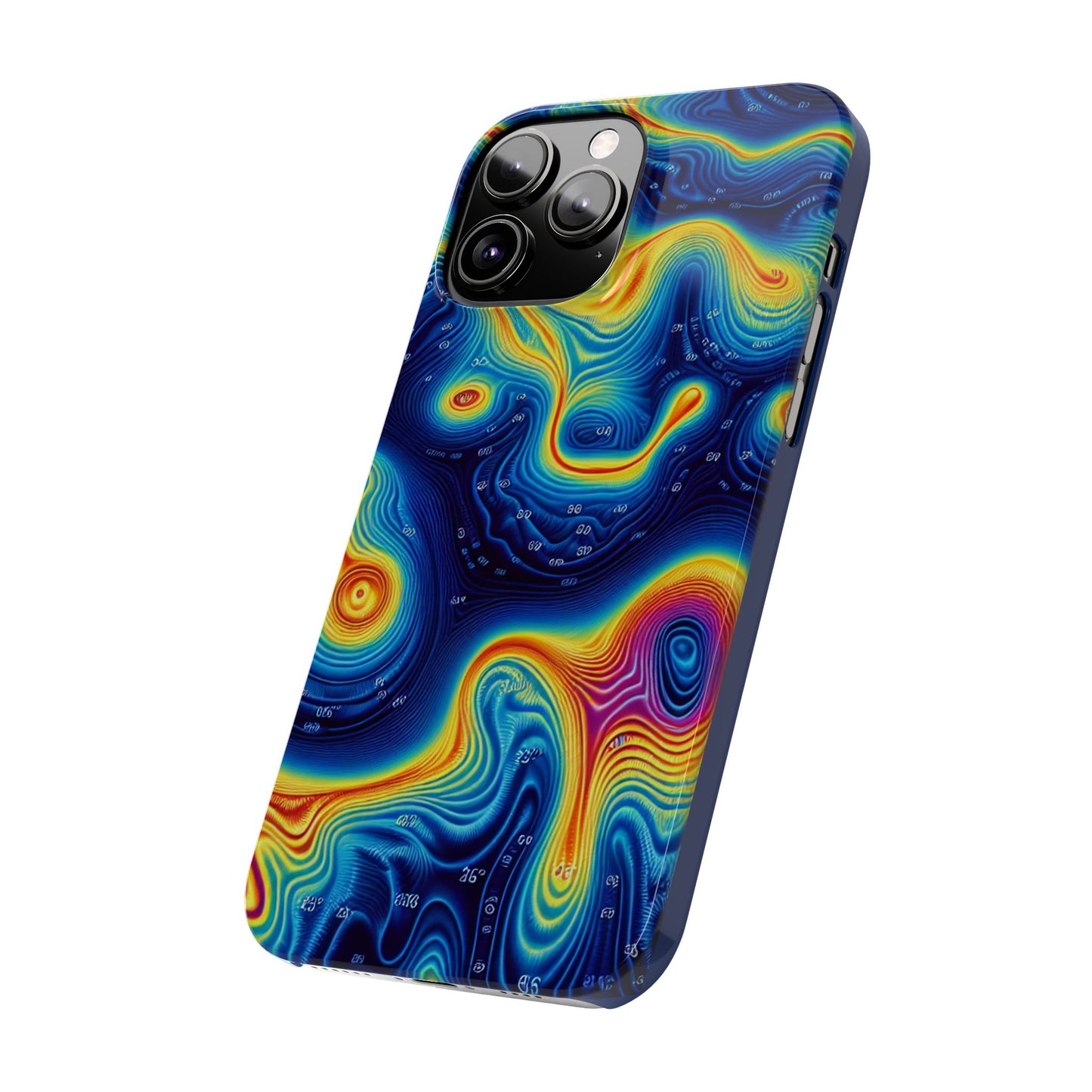 Thermal islands Phone Case - Colorful Geometric Design for Art Lovers