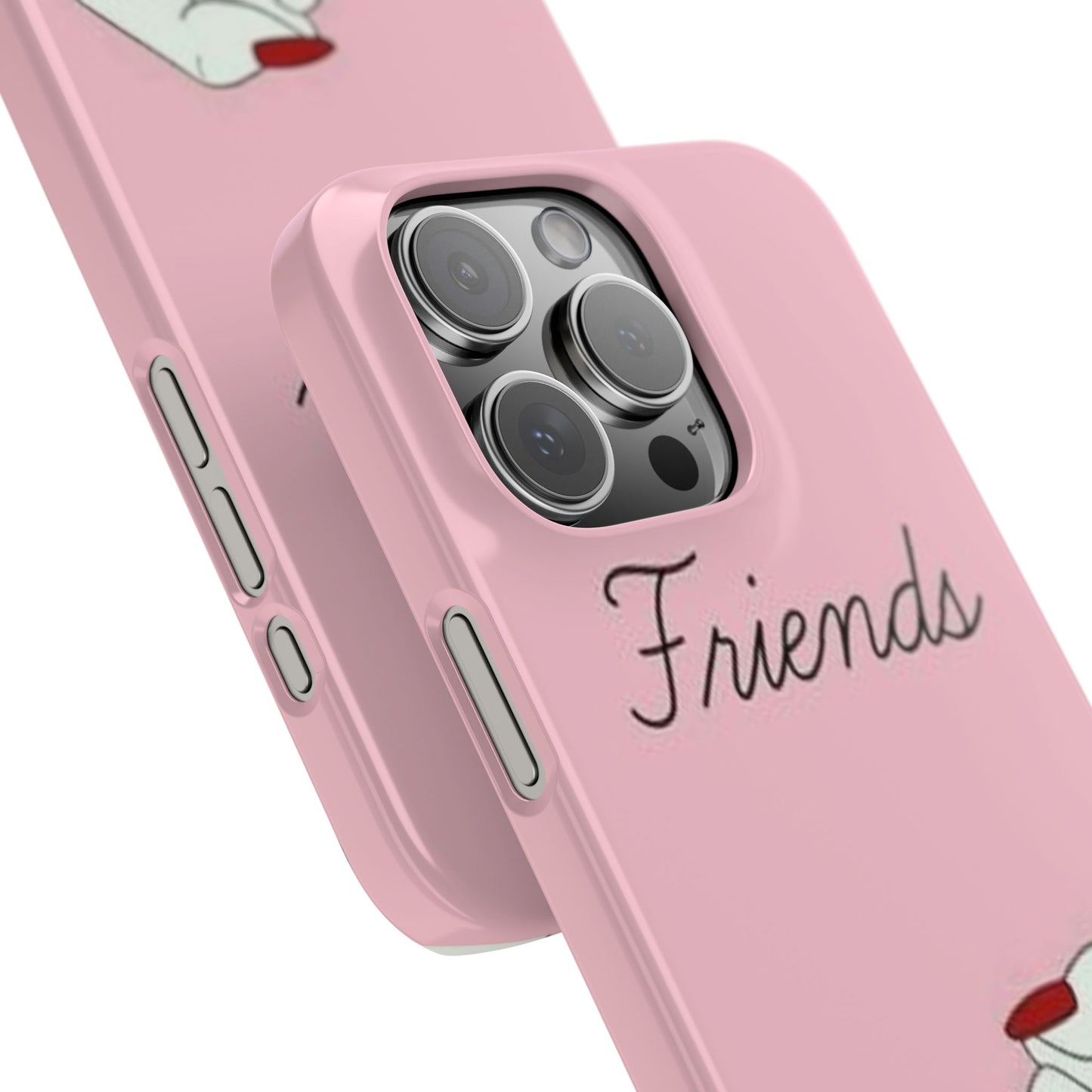 Stylish Slim Phone Case - 'Friends' Design - Perfect Gift for Besties