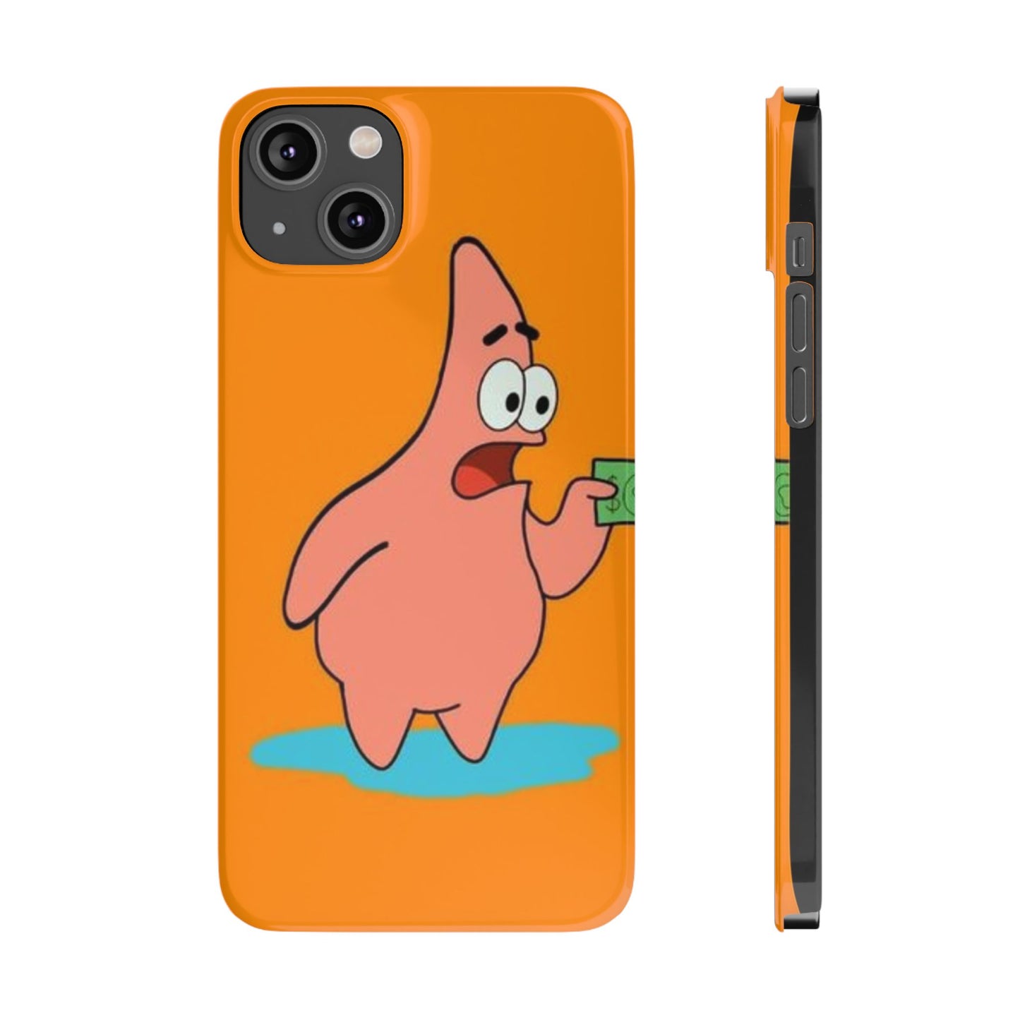 Funny Slim Phone Case with Patrick Star Design - Cute Cartoon Accessory for Phone Lovers