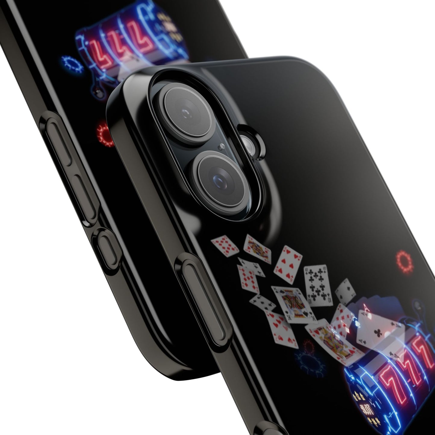 Lucky 777 Slim Phone Case - Casino Vibe, Perfect for Gamblers and Card Players