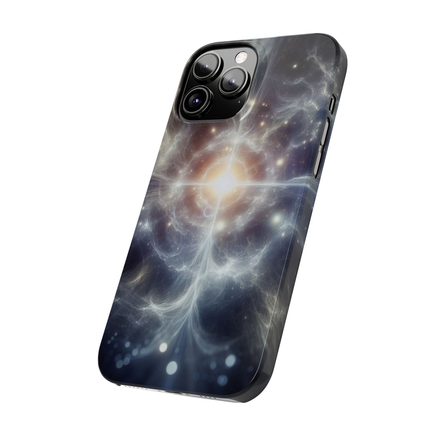 Cosmic Energy Slim Phone Case – Galaxy Design for Astronomy Lovers