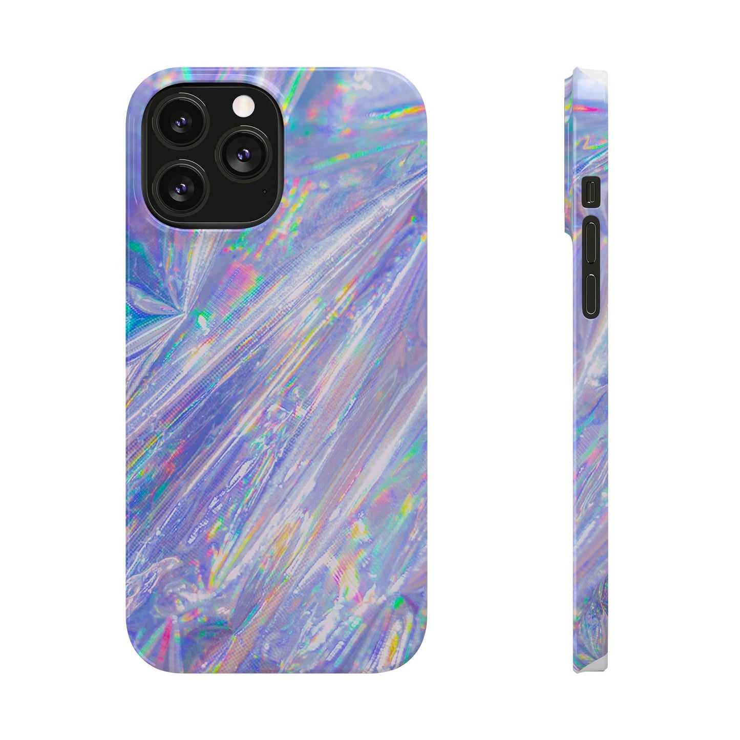 Iridescent Slim Phone Case - Holographic Design for Trendy Protection