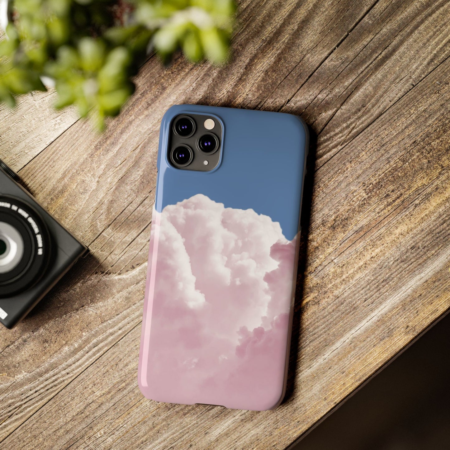 Pastel Cloud Slim Phone Case - Aesthetic Phone Accessory for Dreamers