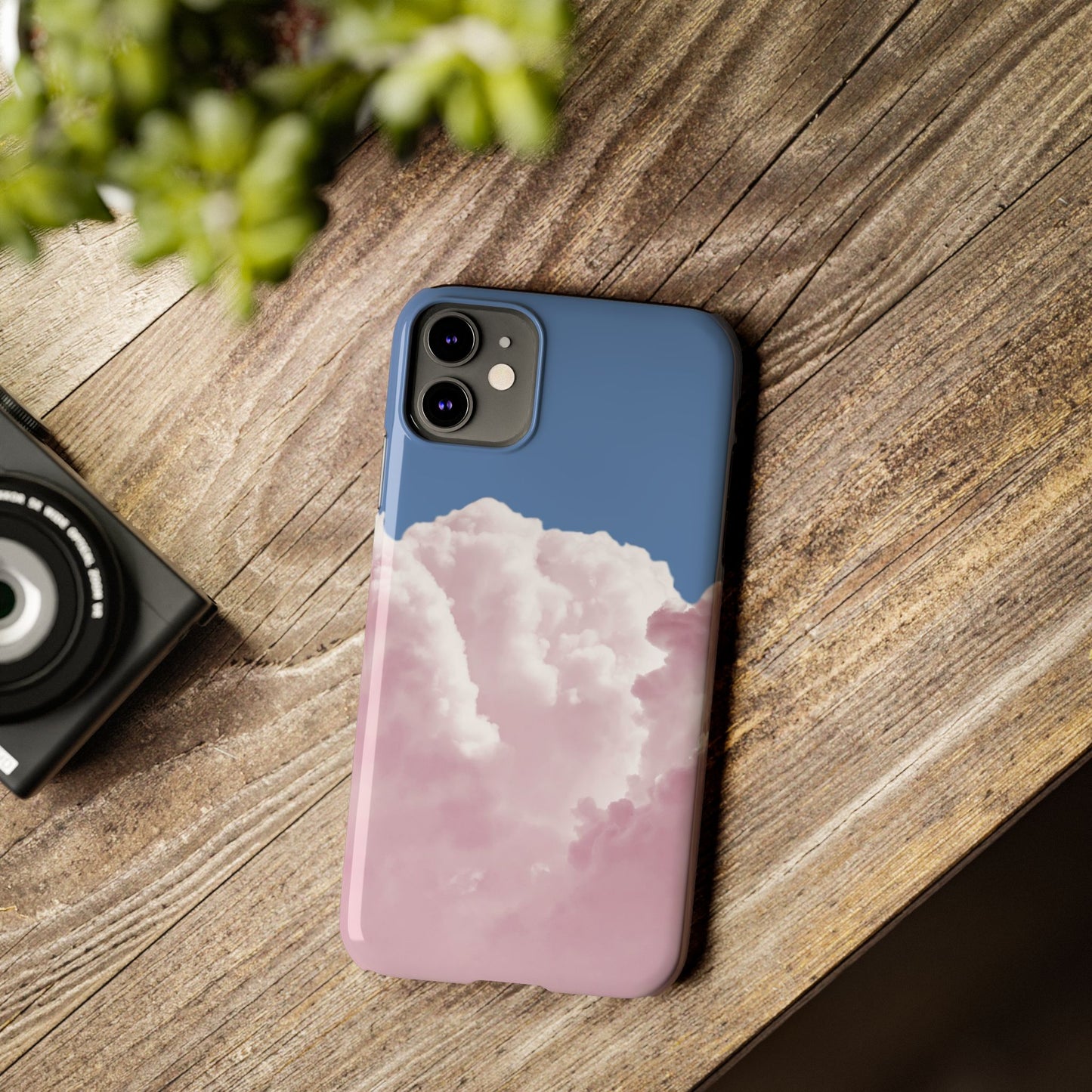 Pastel Cloud Slim Phone Case - Aesthetic Phone Accessory for Dreamers