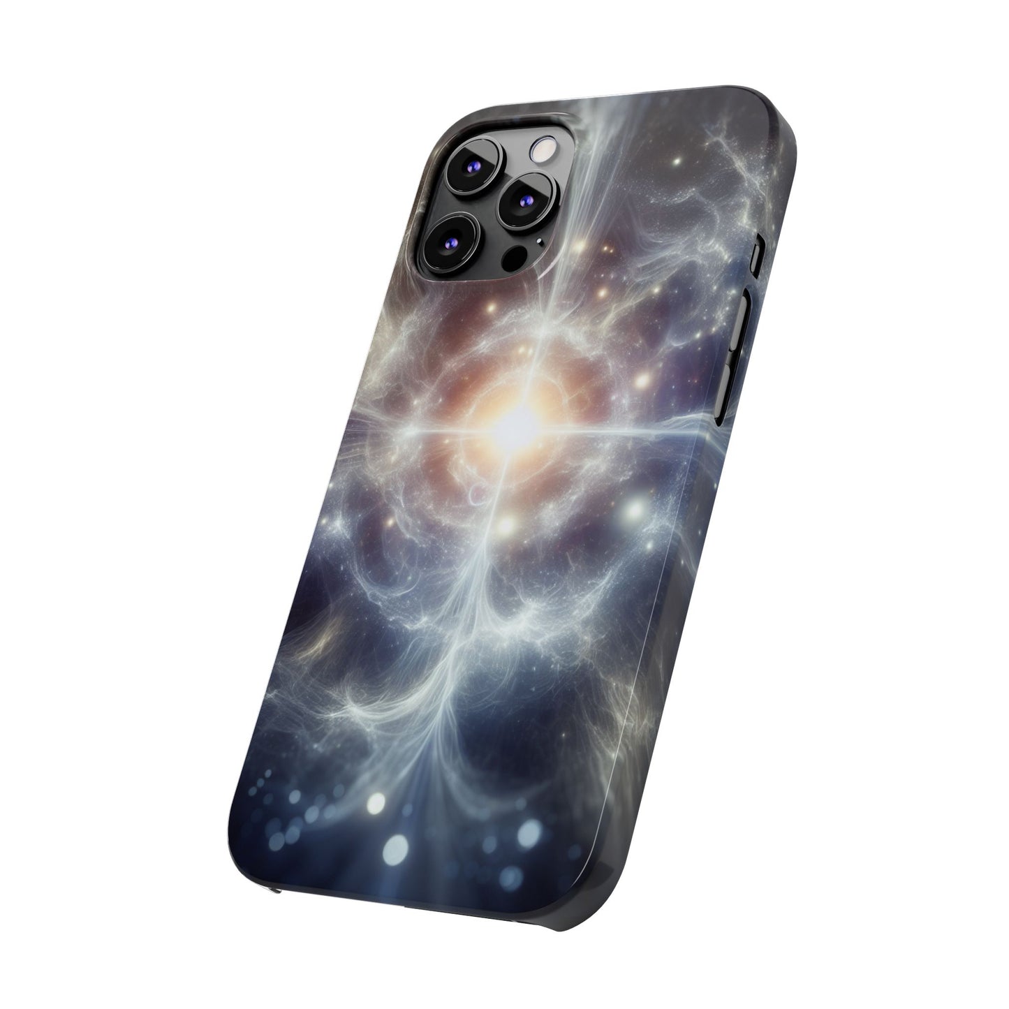 Cosmic Energy Slim Phone Case – Galaxy Design for Astronomy Lovers