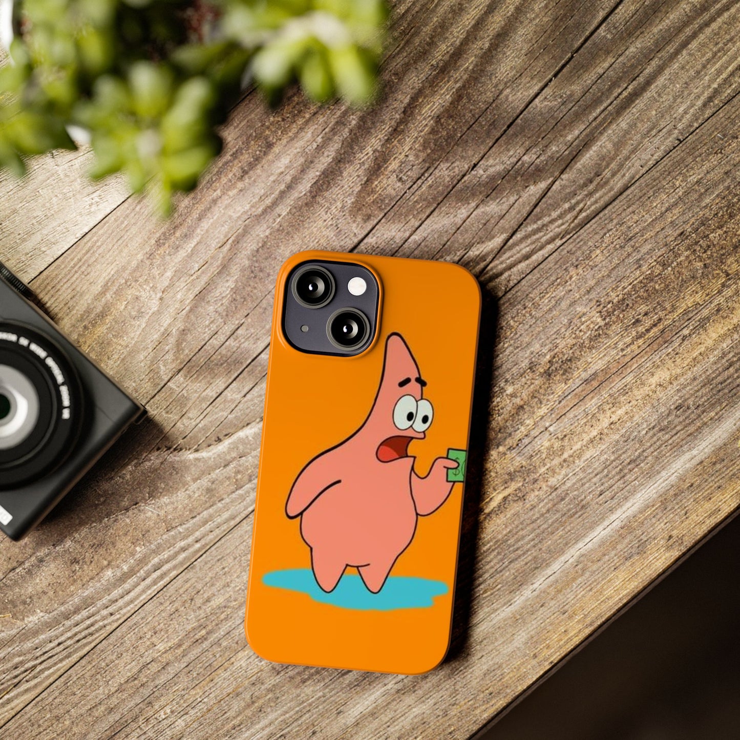 Funny Slim Phone Case with Patrick Star Design - Cute Cartoon Accessory for Phone Lovers