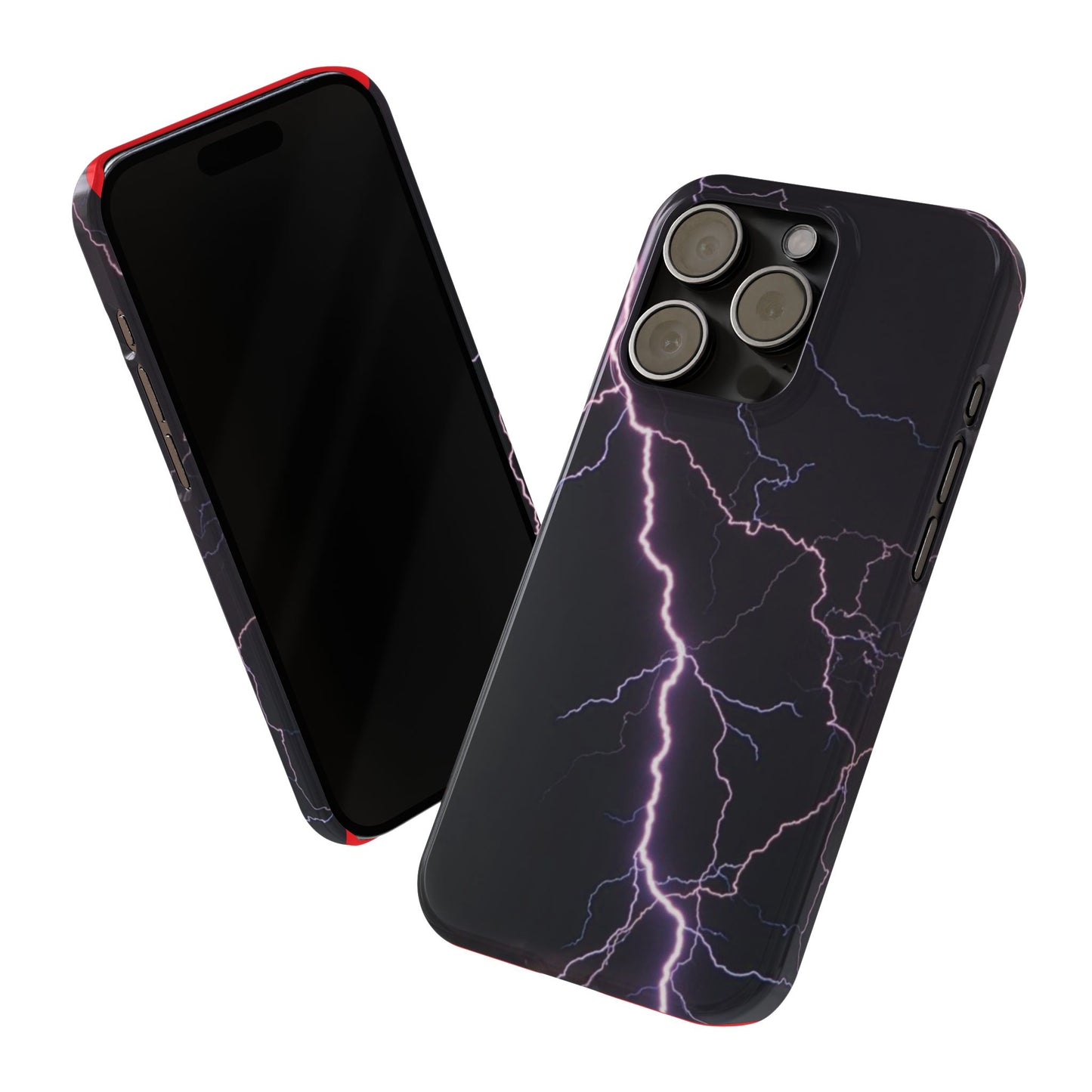 Lightning Bolt Slim Phone Case - Edgy, Stylish Protection for Your Device