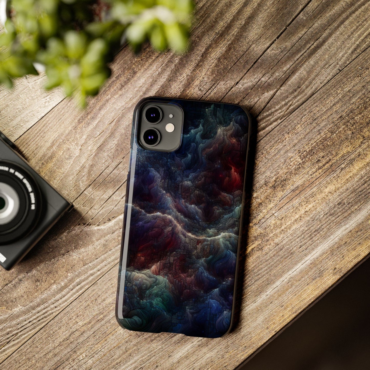 Cosmic Swirl Slim Phone Case - Protect Your Device in Style