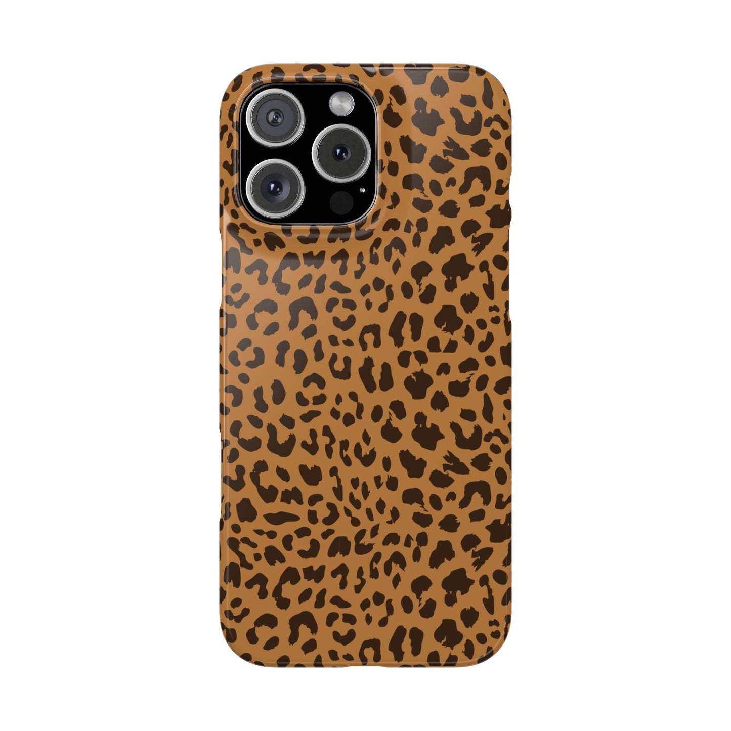 Sleek Leopard Print Slim Phone Case - Stylish & Durable Protection