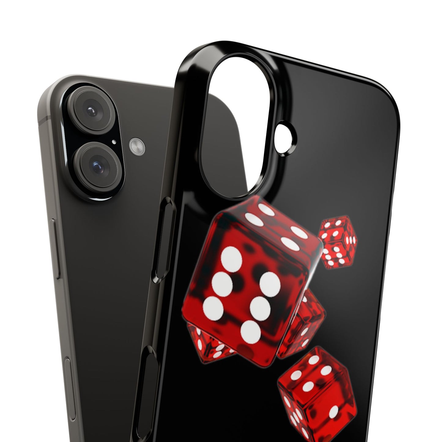 Sleek Casino Dice Slim Phone Case – Perfect for Gamblers and Poker Enthusiasts