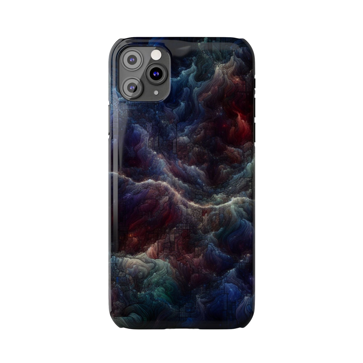 Cosmic Swirl Slim Phone Case - Protect Your Device in Style