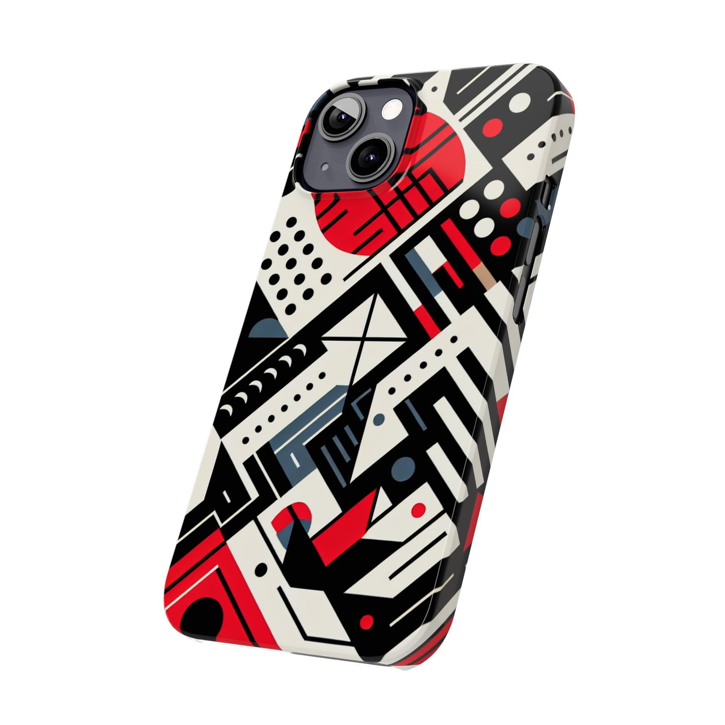 Geometric Abstract Slim Phone Case - Modern Design for Trendsetters