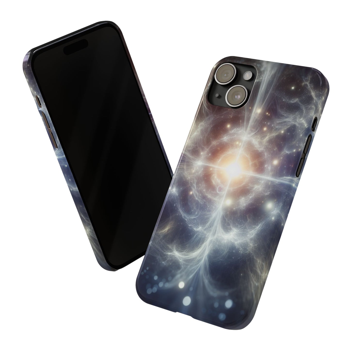 Cosmic Energy Slim Phone Case – Galaxy Design for Astronomy Lovers