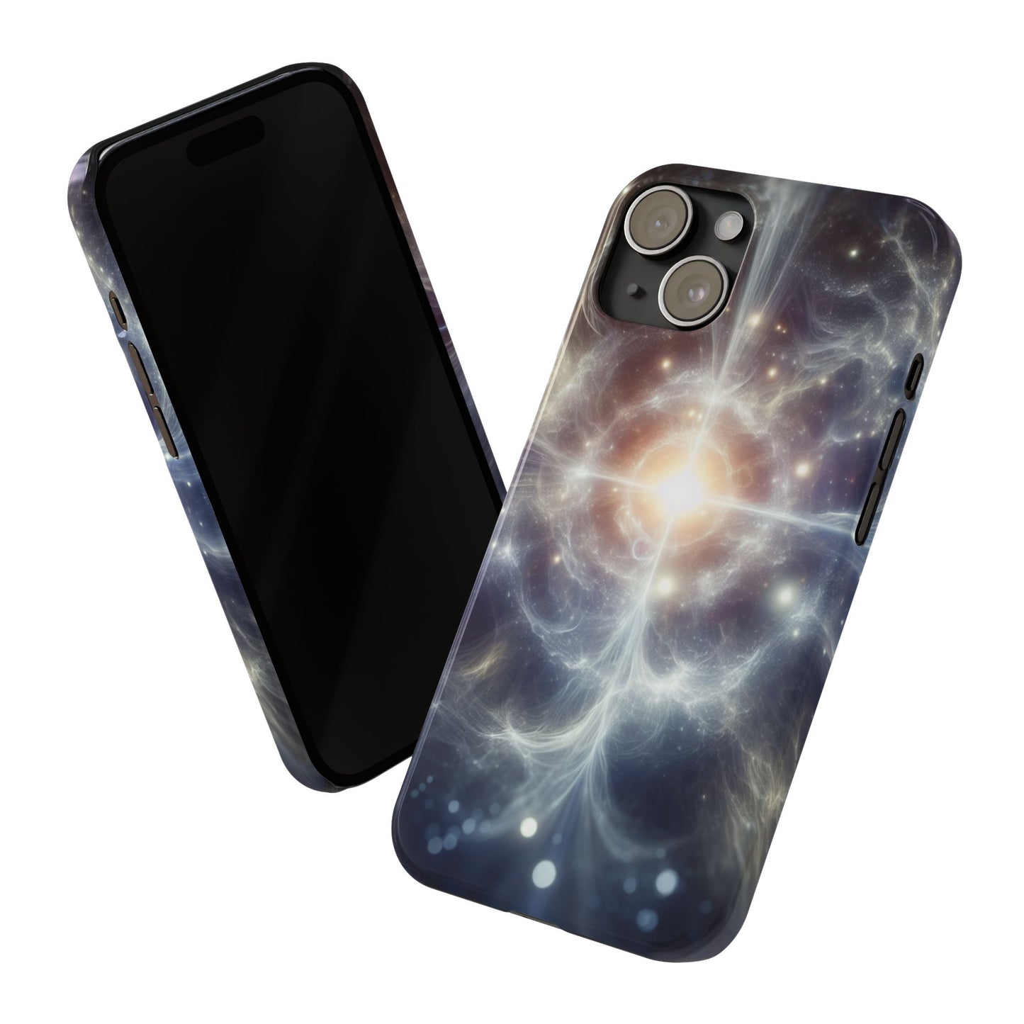 Cosmic Energy Slim Phone Case – Galaxy Design for Astronomy Lovers