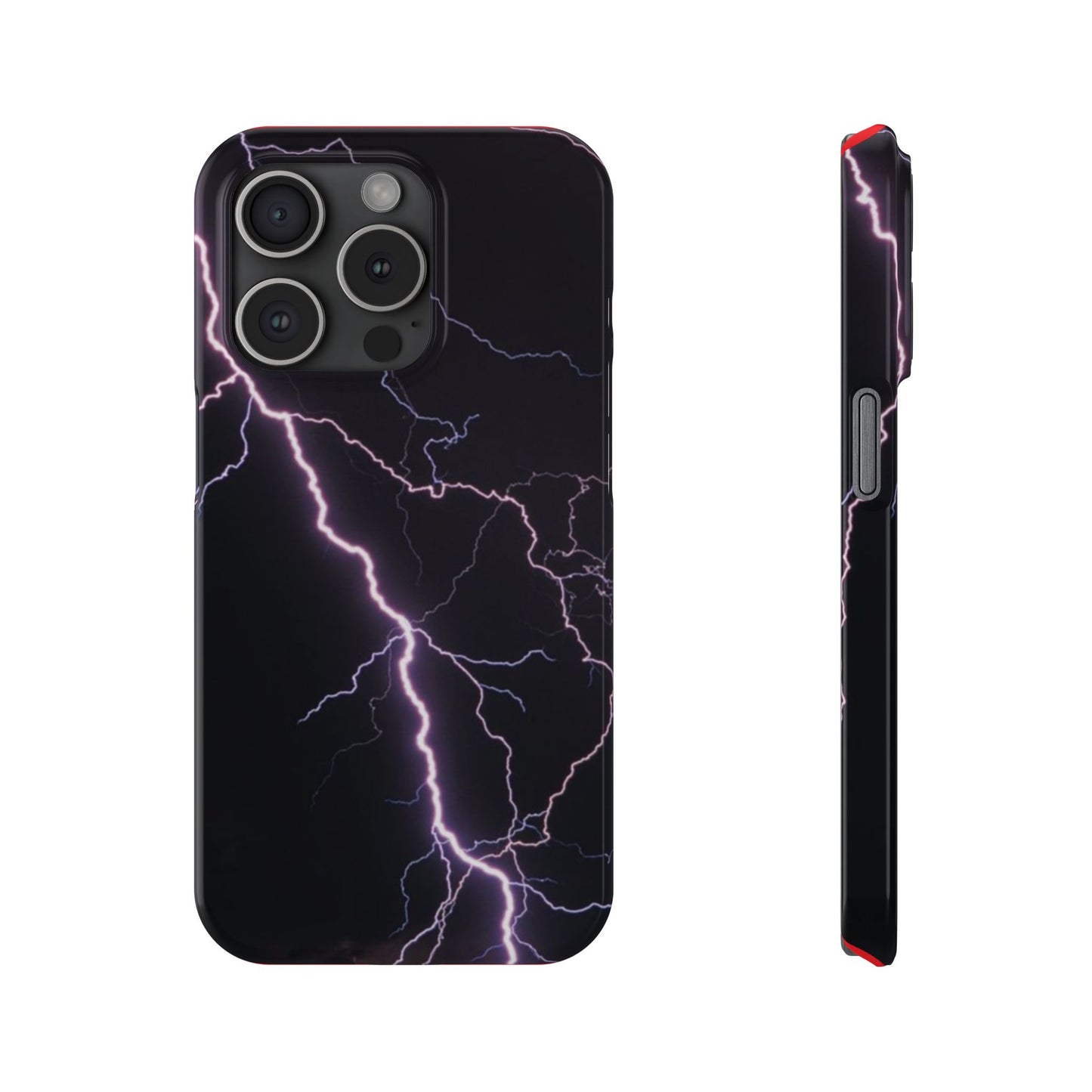 Lightning Bolt Slim Phone Case - Edgy, Stylish Protection for Your Device