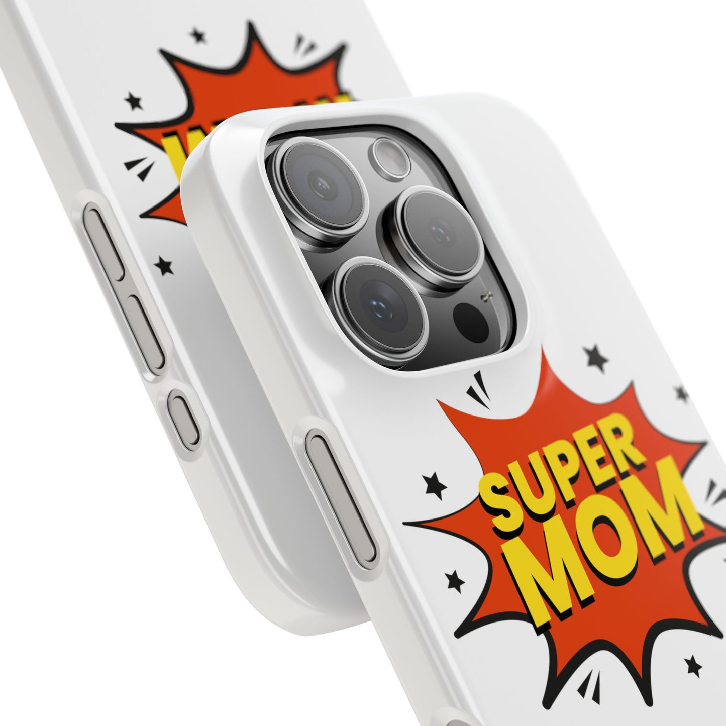 Super Mom Slim Phone Case - Perfect Gift for Mother's Day and Everyday Use