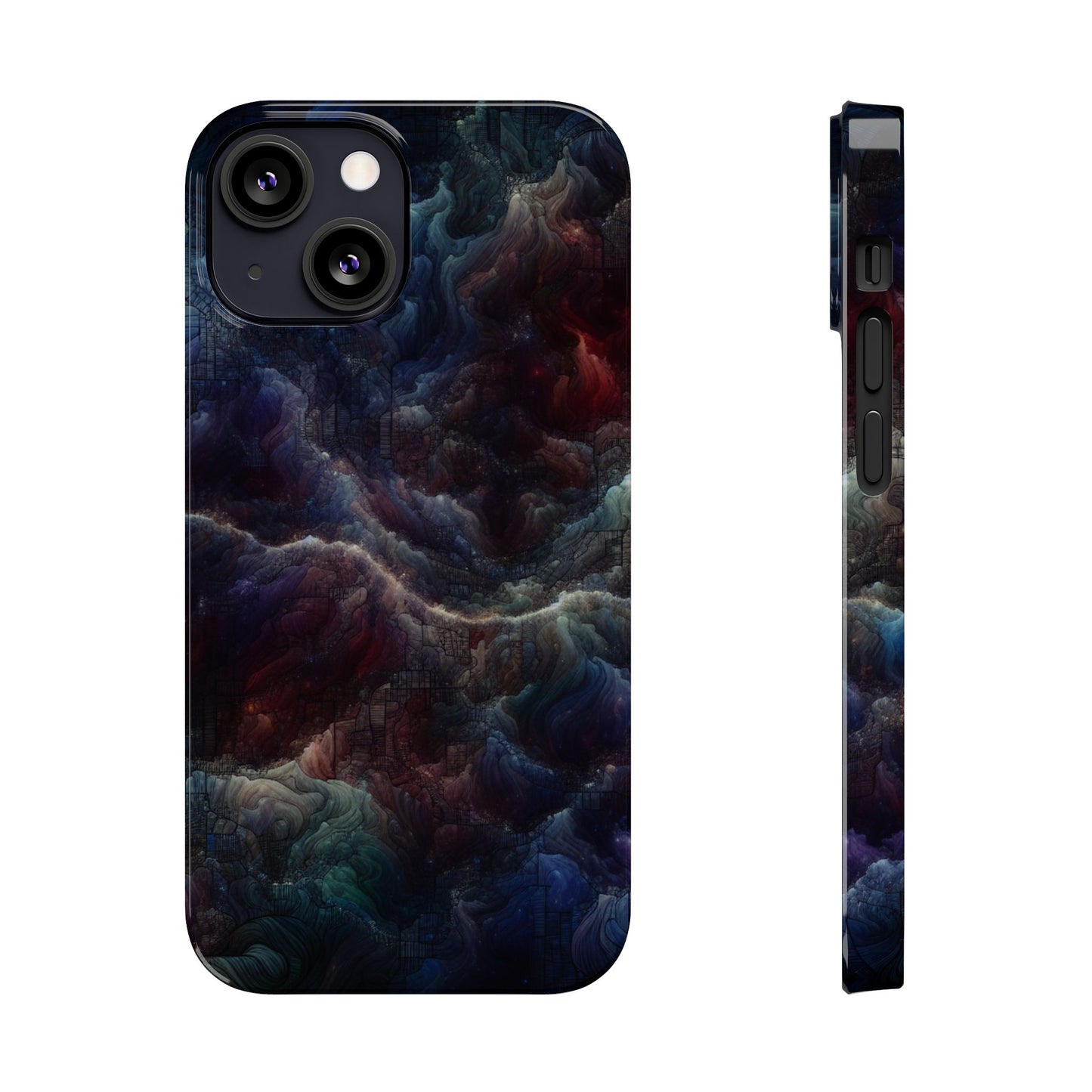 Cosmic Swirl Slim Phone Case - Protect Your Device in Style