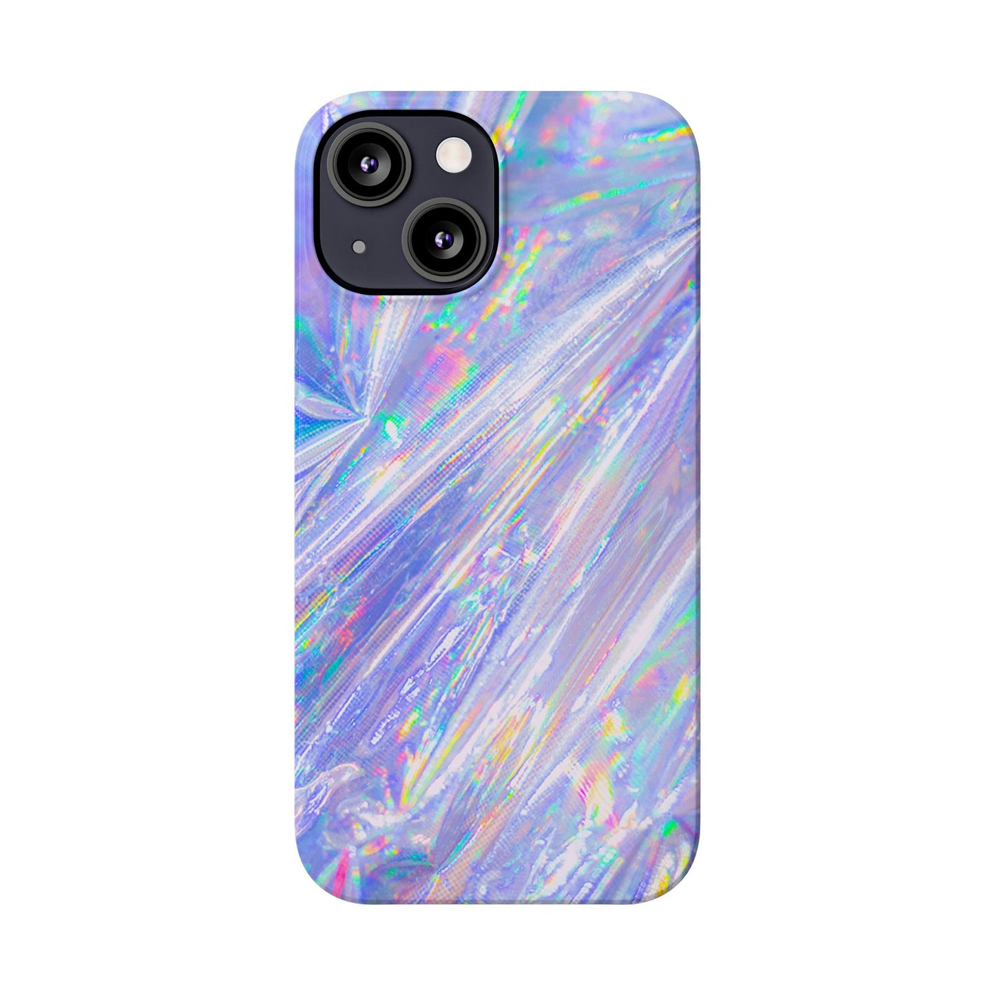 Iridescent Slim Phone Case - Holographic Design for Trendy Protection