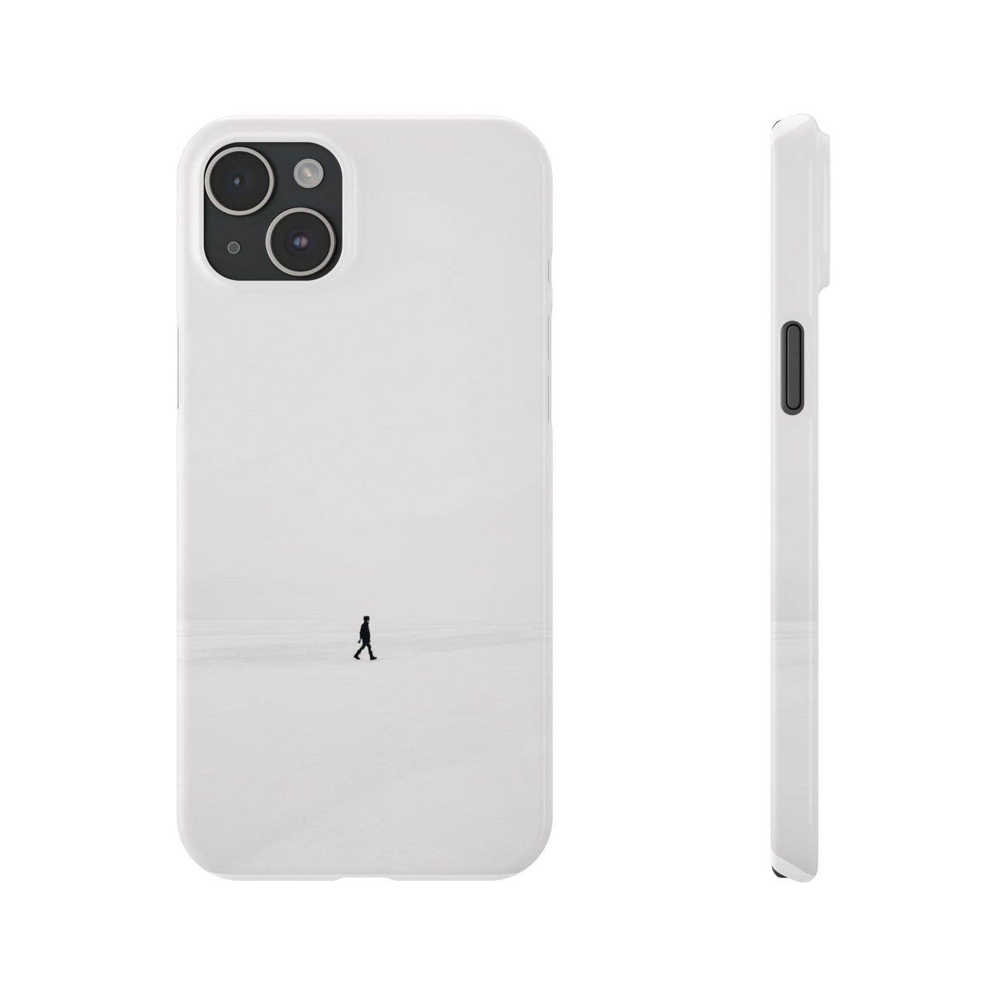 Minimalist Slim Phone Case - Serenity Walk Design